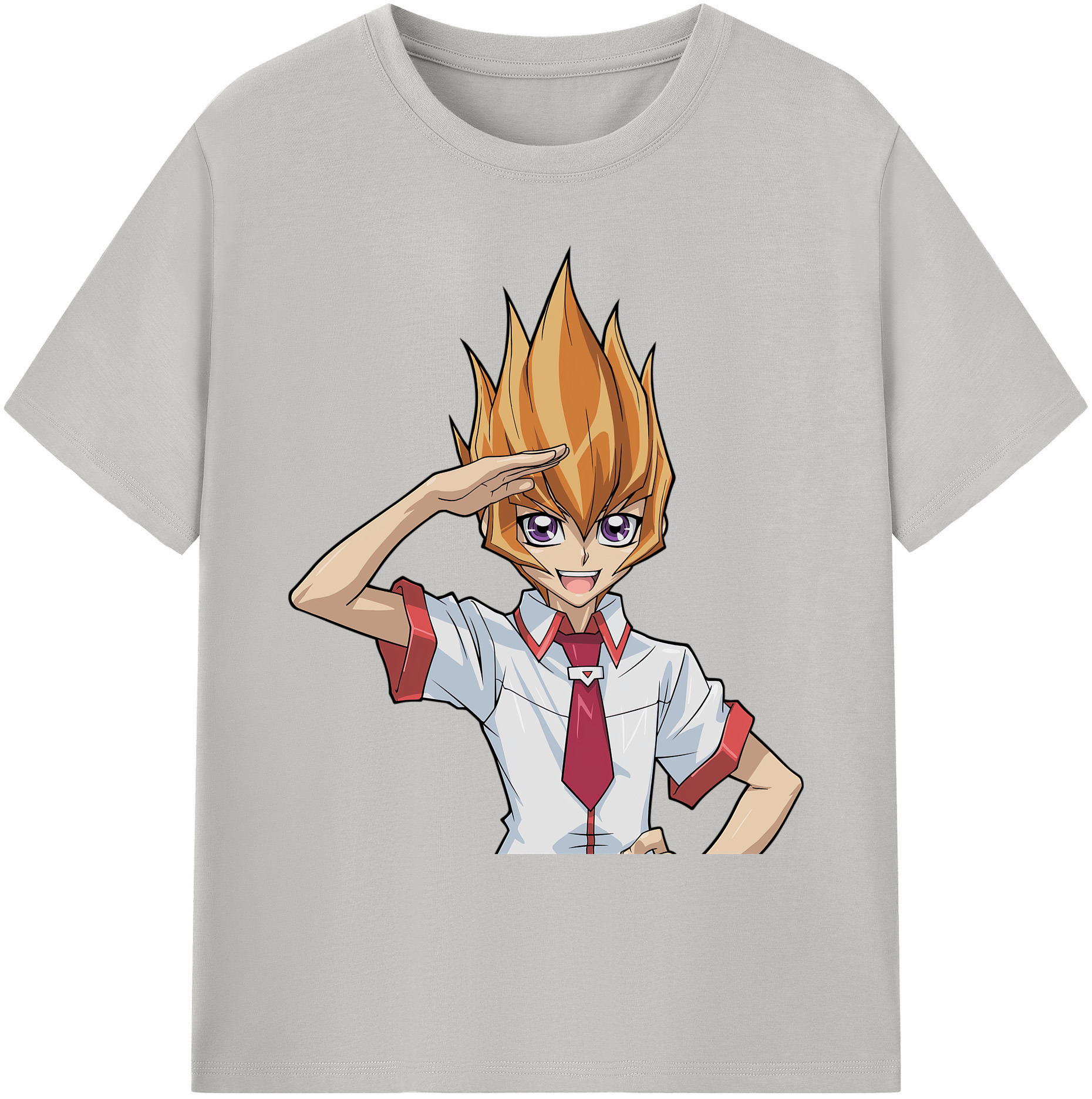 （画像用） 遊☆戯☆王 Yu-Gi-Oh! 綿100％ メンズ半袖Tシャツ｜肌触りやわらか＆通気性