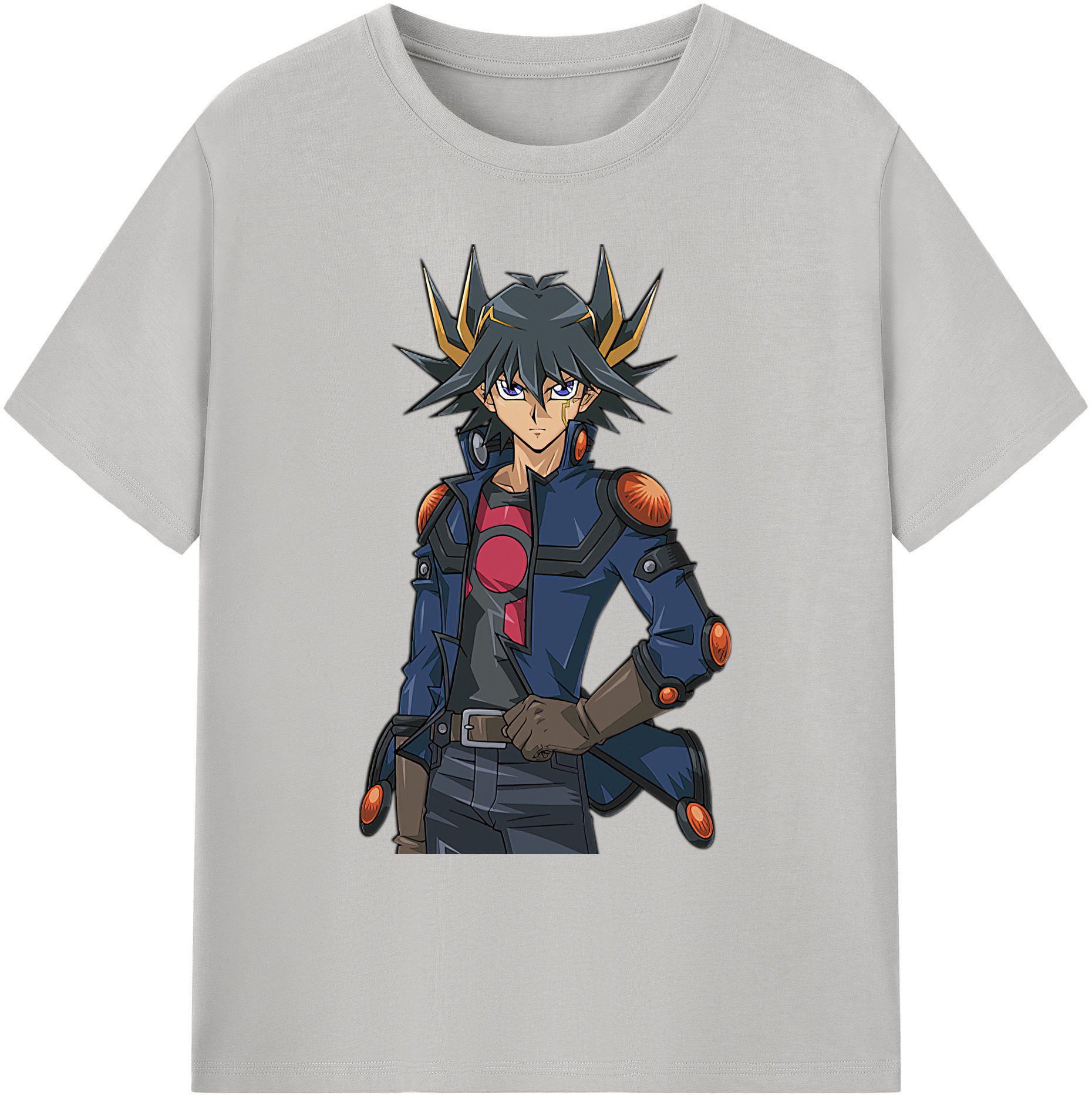 （画像用） 遊☆戯☆王 Yu-Gi-Oh! 綿100％ メンズ半袖Tシャツ｜肌触りやわらか＆通気性