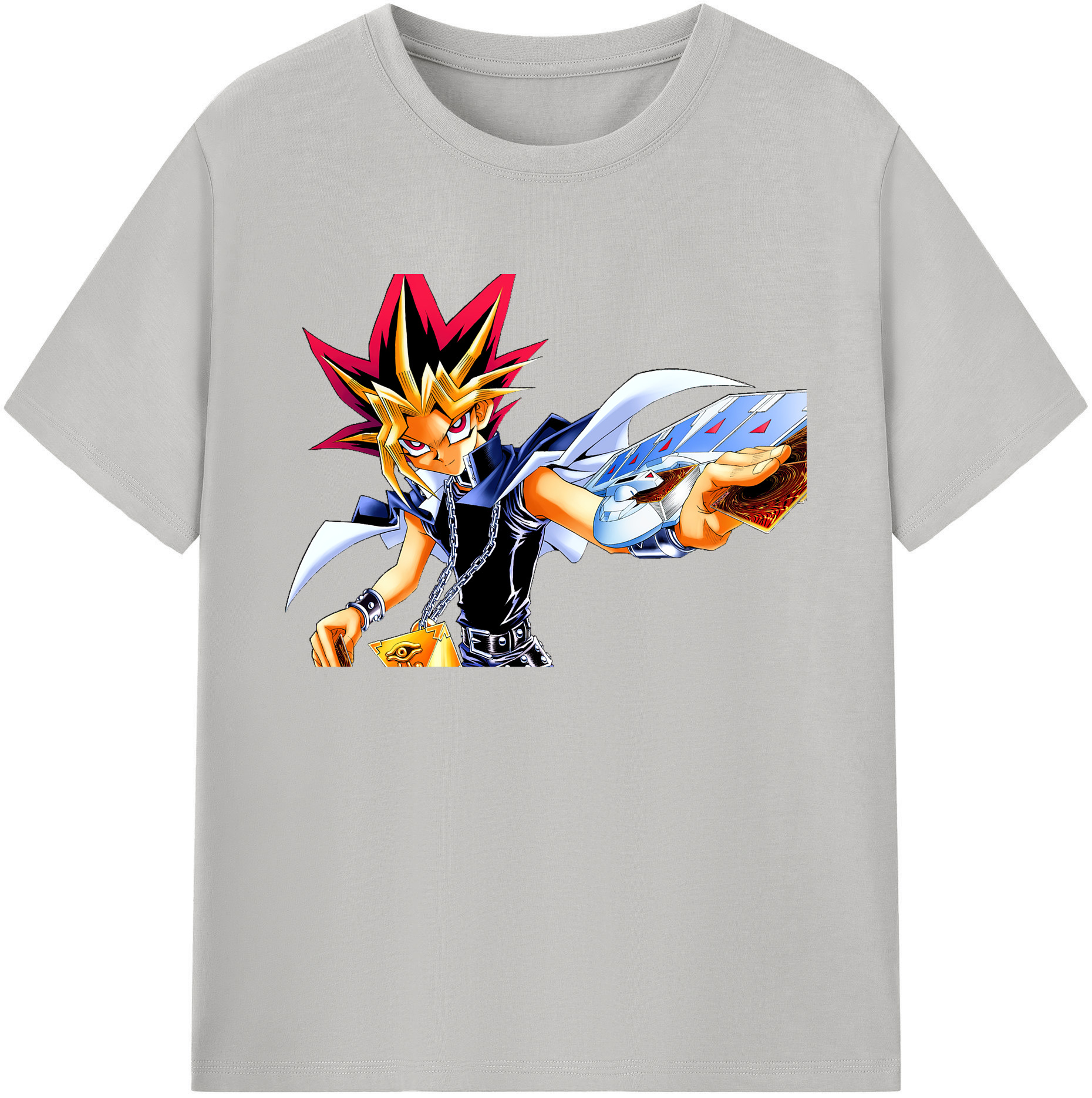 （画像用） 遊☆戯☆王 Yu-Gi-Oh! 綿100％ メンズ半袖Tシャツ｜肌触りやわらか＆通気性