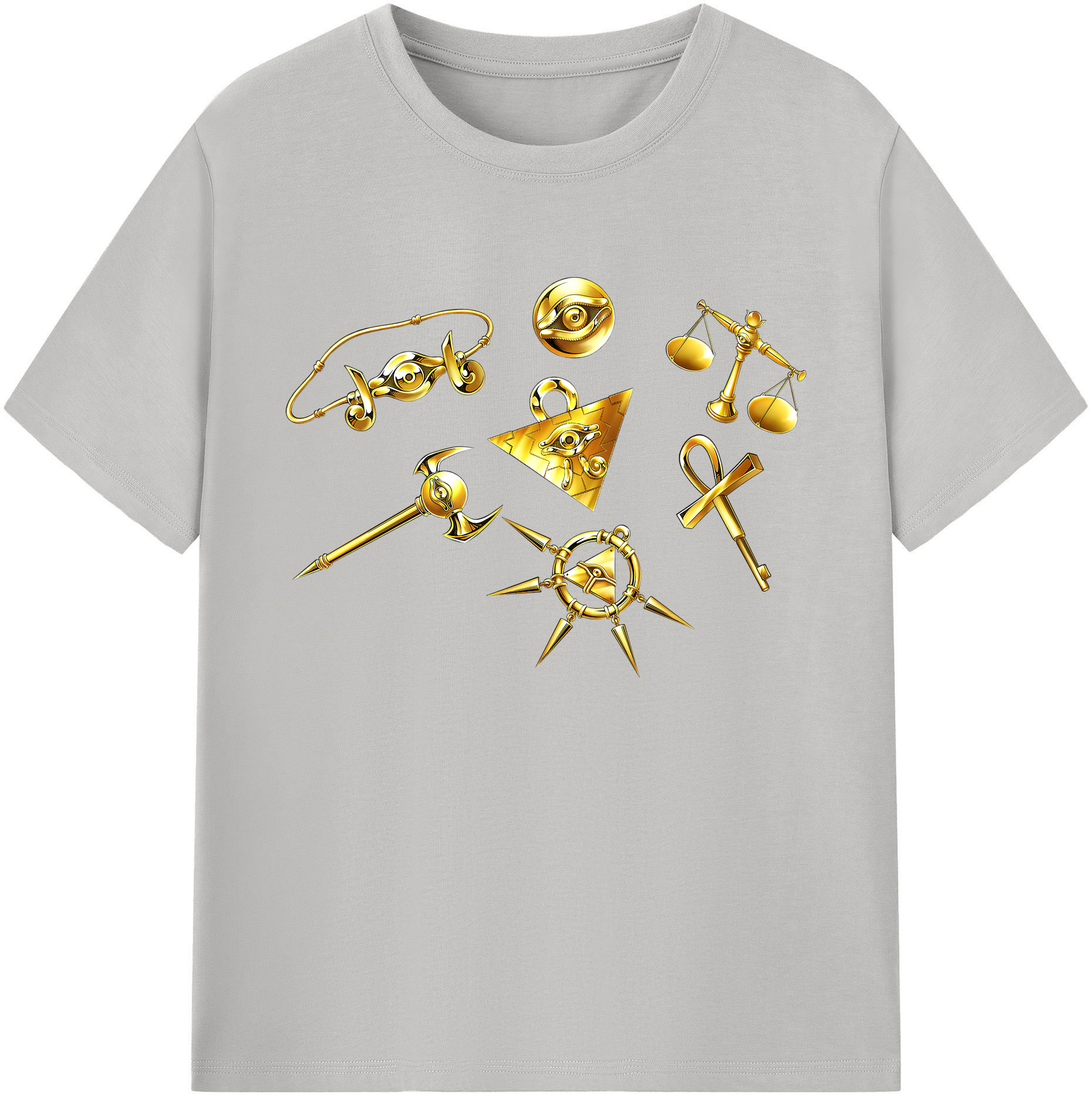 （画像用） 遊☆戯☆王 Yu-Gi-Oh! 綿100％ メンズ半袖Tシャツ｜肌触りやわらか＆通気性