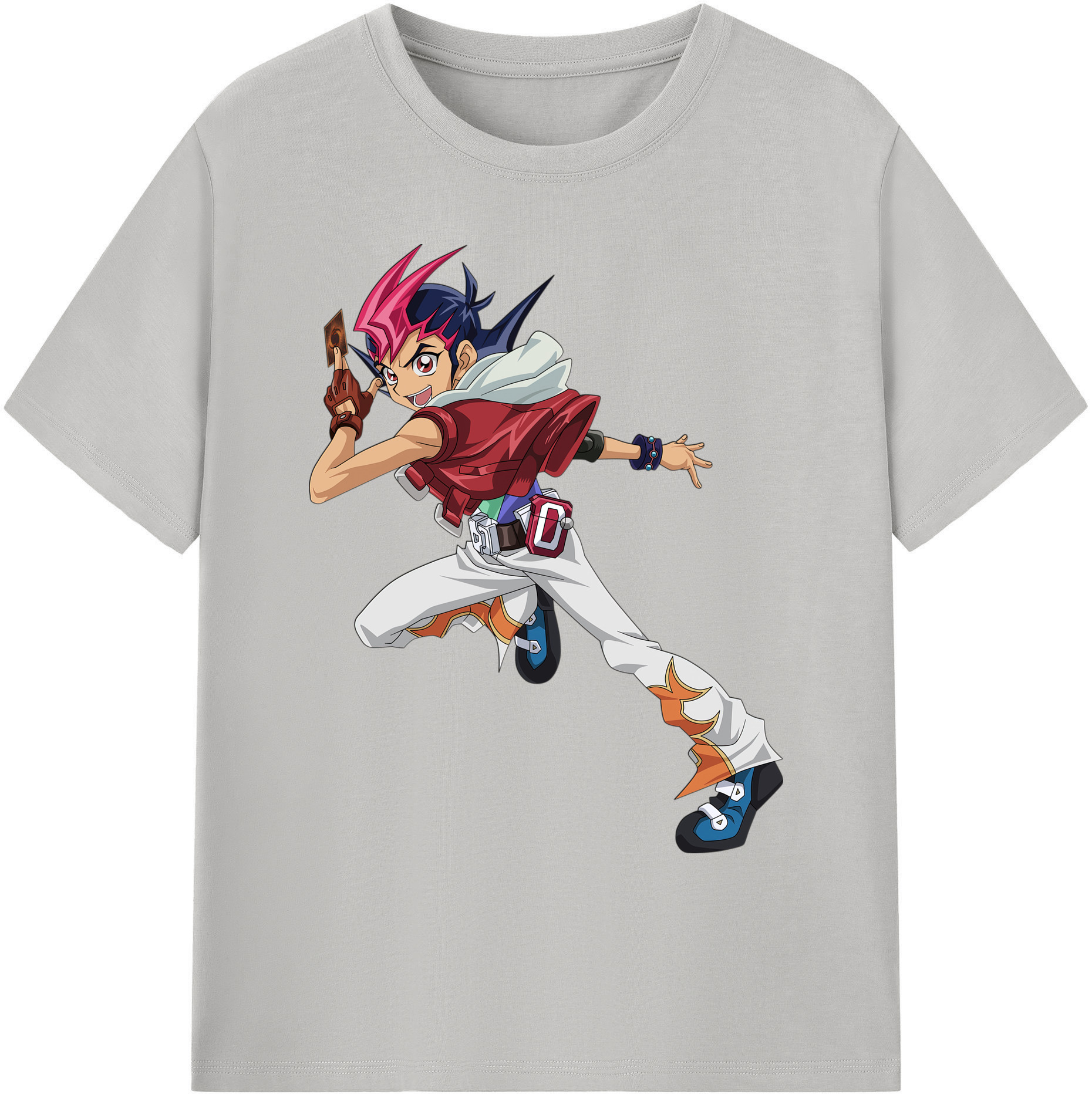 （画像用） 遊☆戯☆王 Yu-Gi-Oh! 綿100％ メンズ半袖Tシャツ｜肌触りやわらか＆通気性