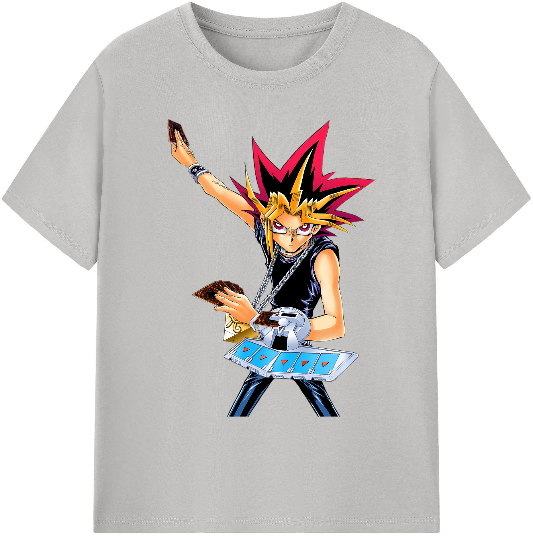 （画像用） 遊☆戯☆王 Yu-Gi-Oh! 綿100％ メンズ半袖Tシャツ｜肌触りやわらか＆通気性