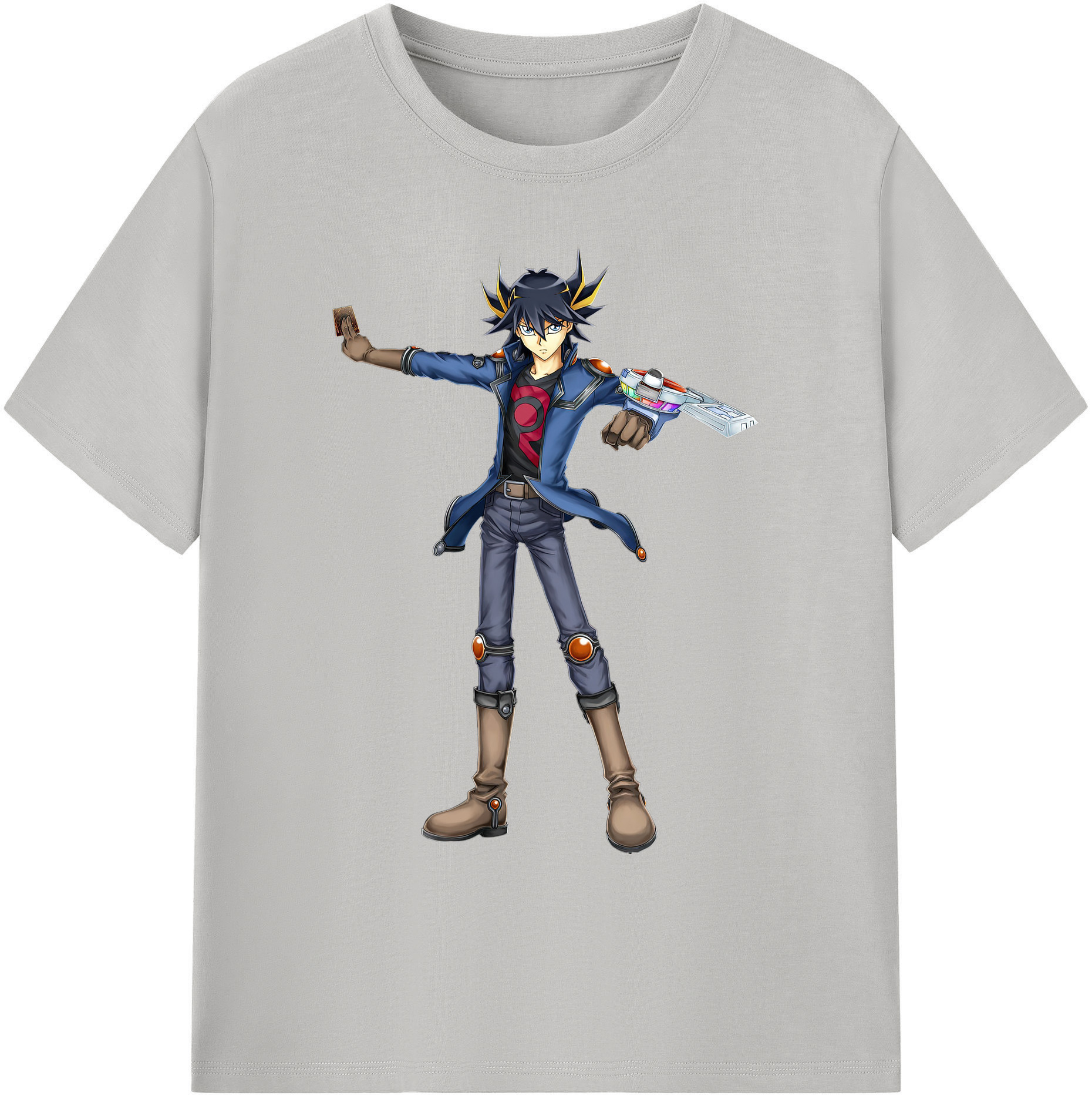 （画像用） 遊☆戯☆王 Yu-Gi-Oh! 綿100％ メンズ半袖Tシャツ｜肌触りやわらか＆通気性