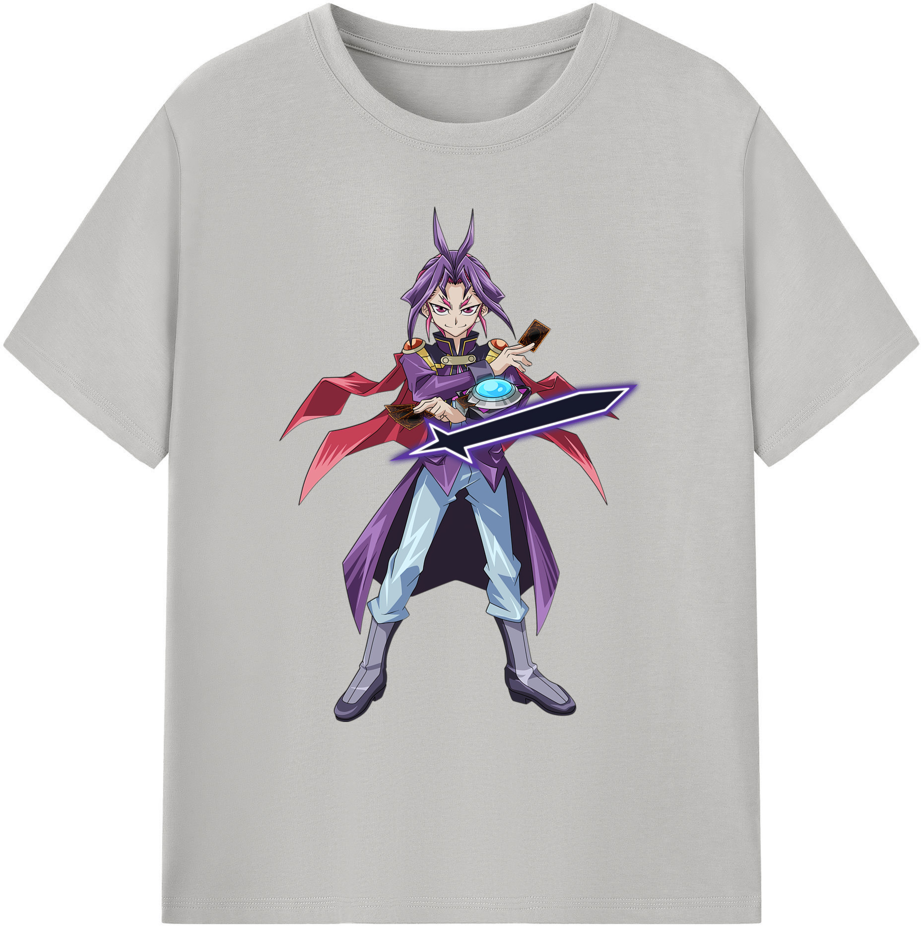 （画像用） 遊☆戯☆王 Yu-Gi-Oh! 綿100％ メンズ半袖Tシャツ｜肌触りやわらか＆通気性