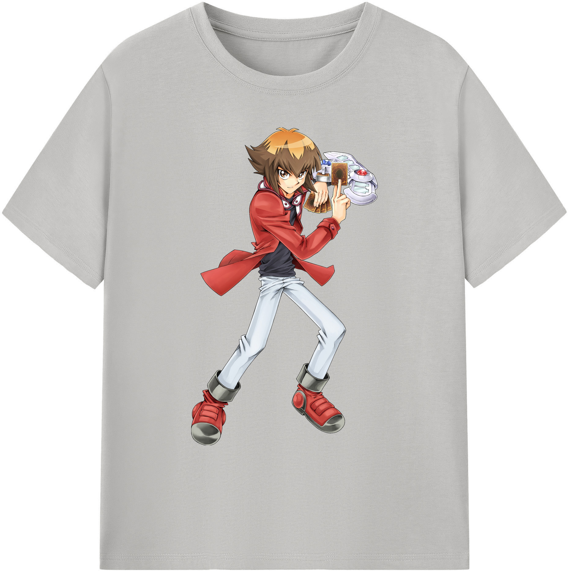 （画像用） 遊☆戯☆王 Yu-Gi-Oh! 綿100％ メンズ半袖Tシャツ｜肌触りやわらか＆通気性