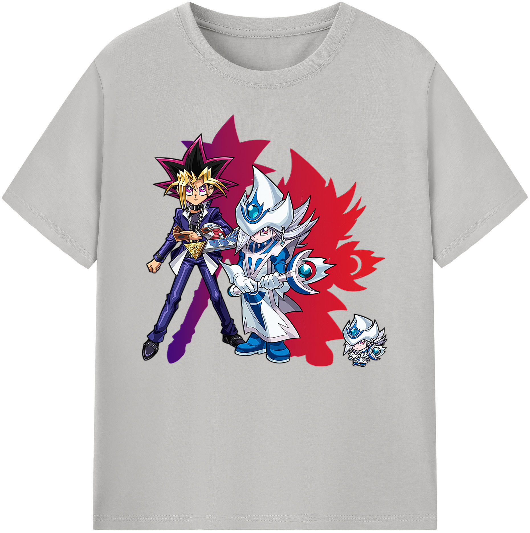 （画像用） 遊☆戯☆王 Yu-Gi-Oh! 綿100％ メンズ半袖Tシャツ｜肌触りやわらか＆通気性
