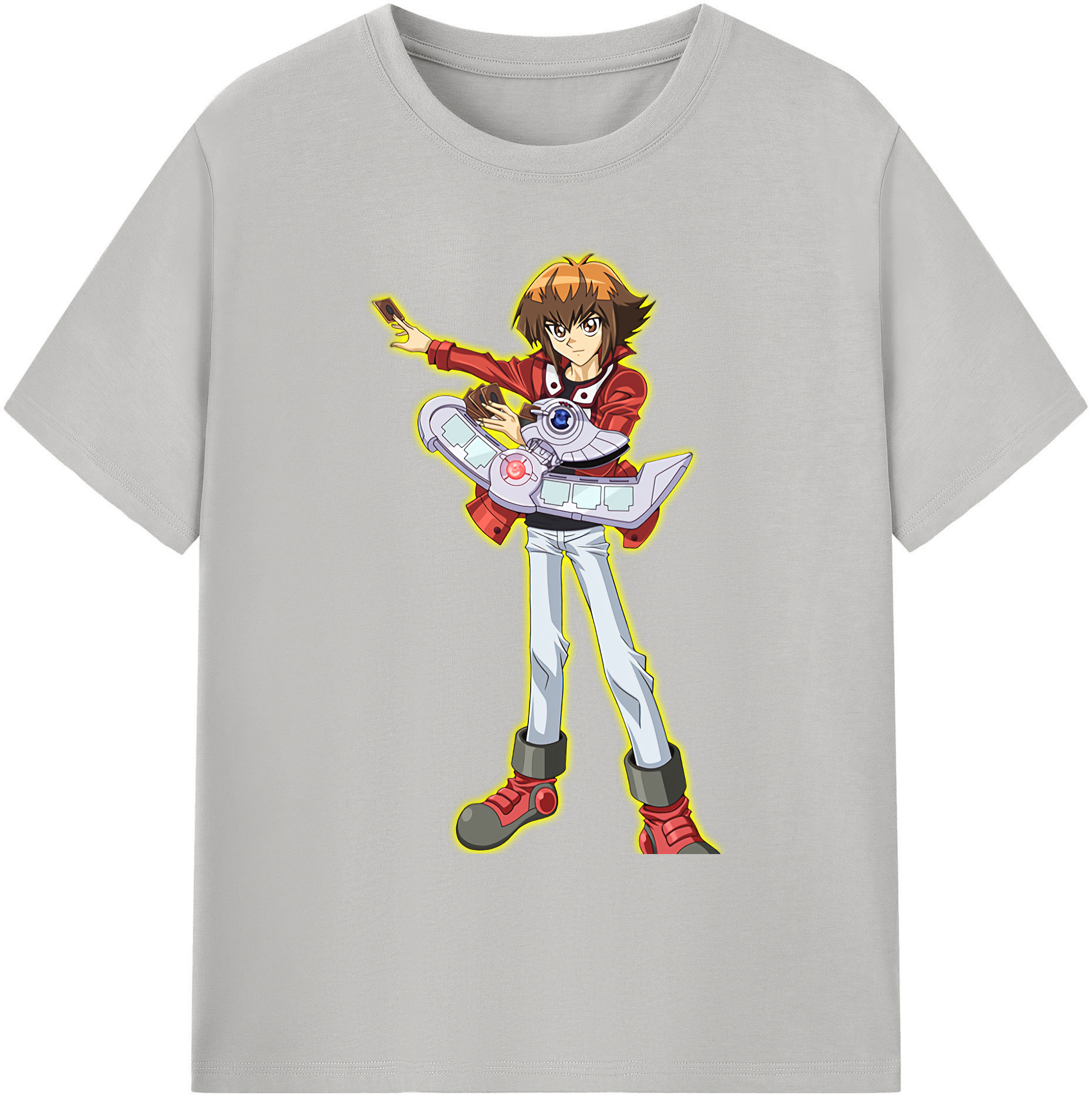 （画像用） 遊☆戯☆王 Yu-Gi-Oh! 綿100％ メンズ半袖Tシャツ｜肌触りやわらか＆通気性