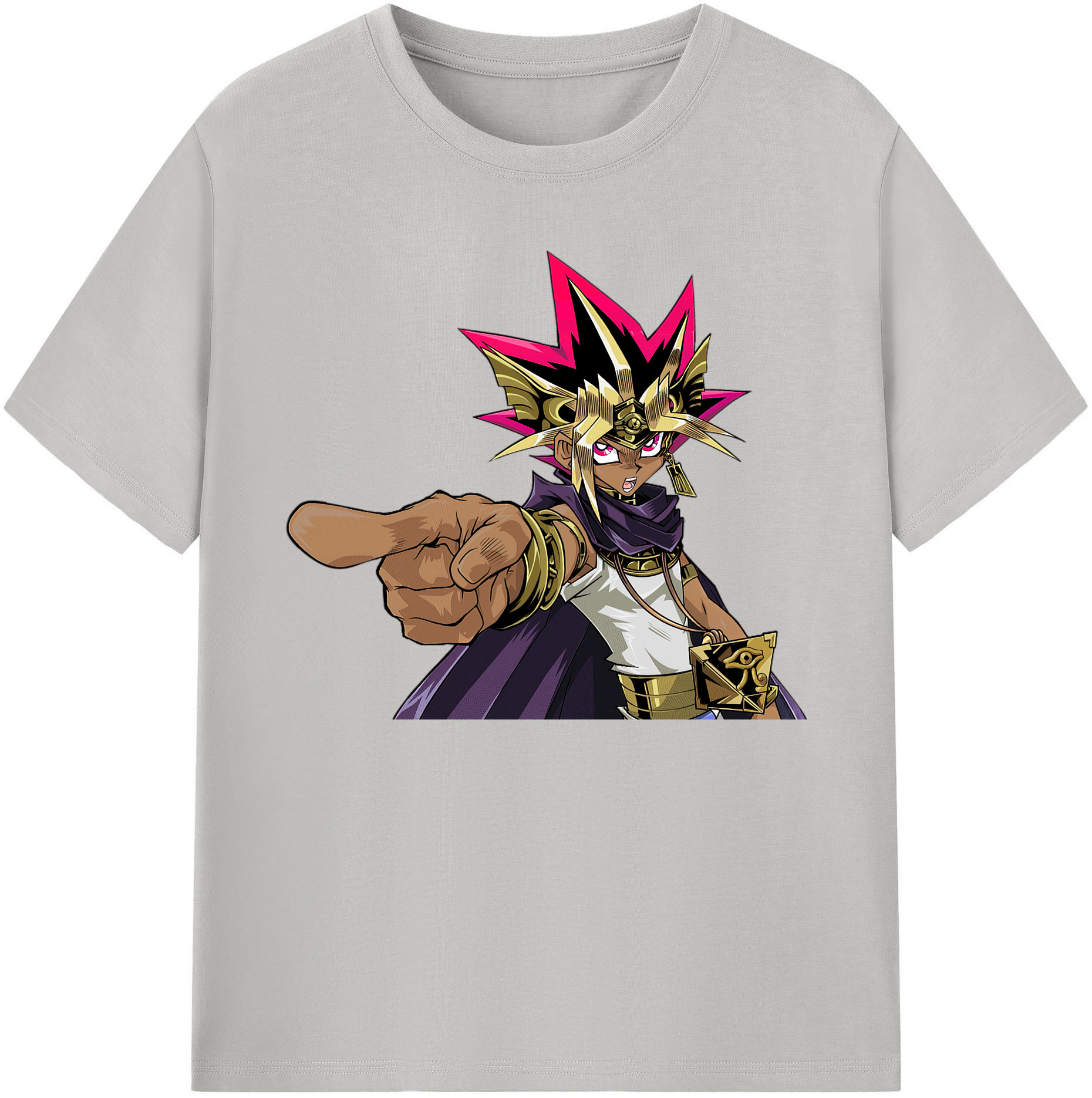 （画像用） 遊☆戯☆王 Yu-Gi-Oh! 綿100％ メンズ半袖Tシャツ｜肌触りやわらか＆通気性