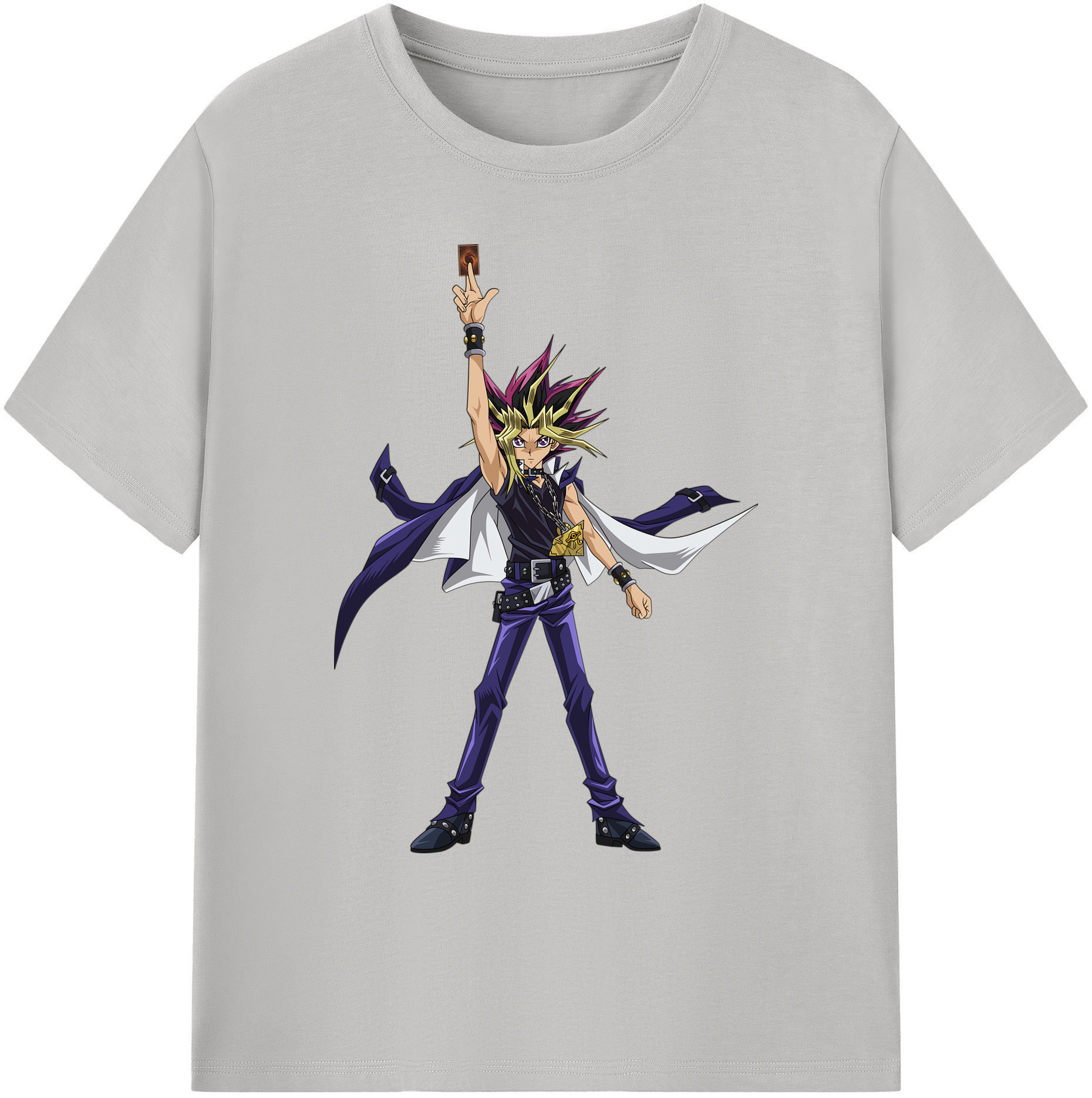 （画像用） 遊☆戯☆王 Yu-Gi-Oh! 綿100％ メンズ半袖Tシャツ｜肌触りやわらか＆通気性