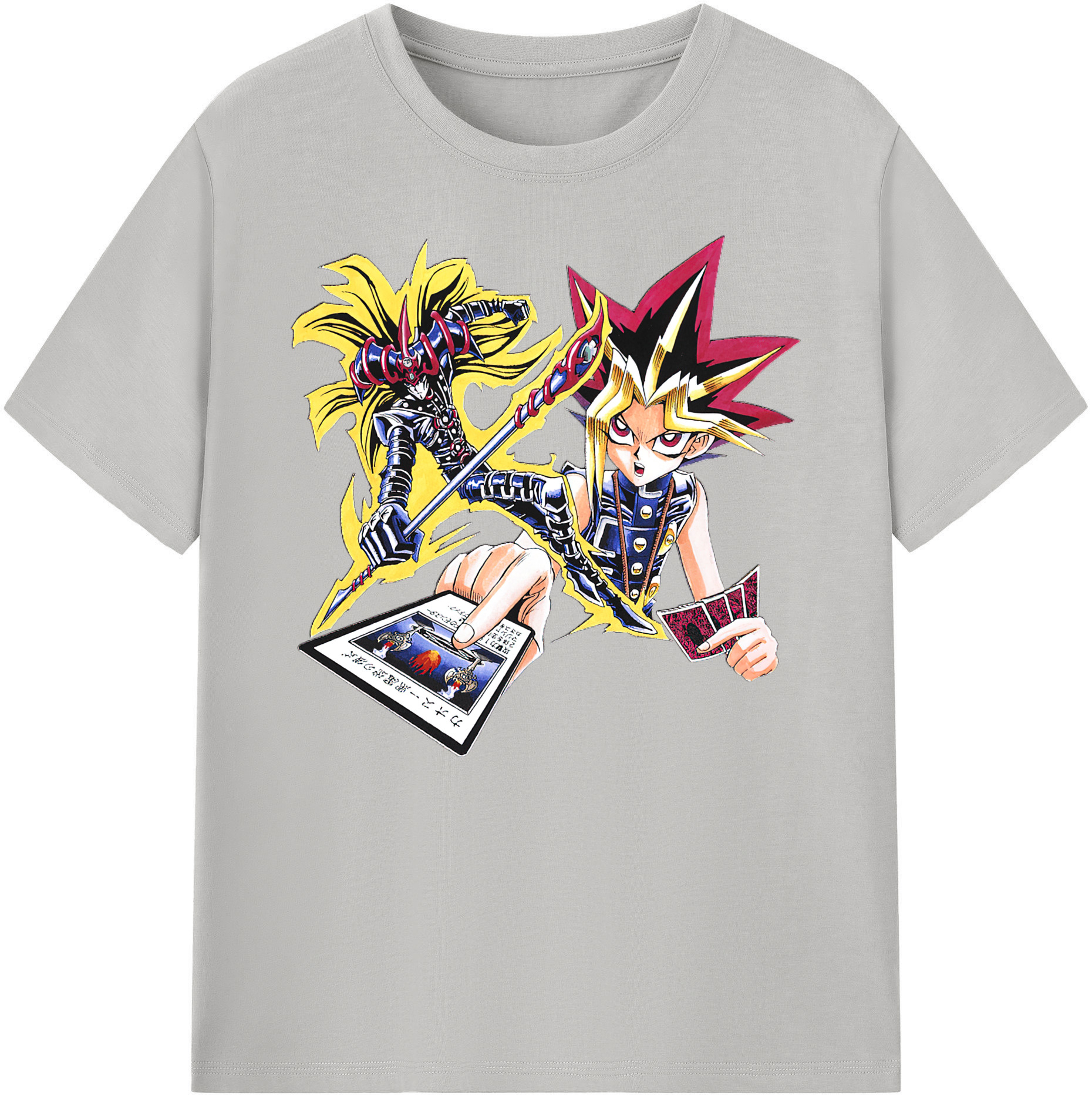 （画像用） 遊☆戯☆王 Yu-Gi-Oh! 綿100％ メンズ半袖Tシャツ｜肌触りやわらか＆通気性