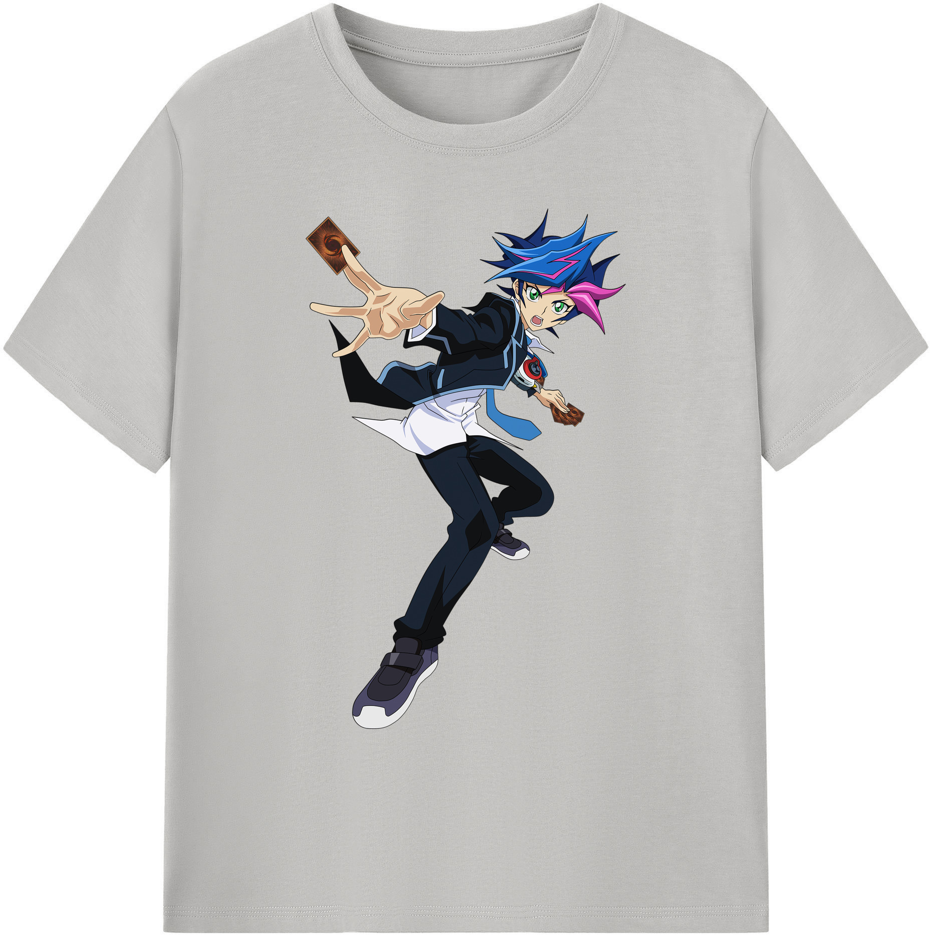 （画像用） 遊☆戯☆王 Yu-Gi-Oh! 綿100％ メンズ半袖Tシャツ｜肌触りやわらか＆通気性