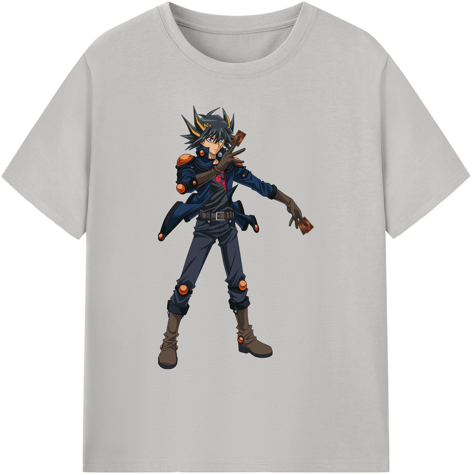 （画像用） 遊☆戯☆王 Yu-Gi-Oh! 綿100％ メンズ半袖Tシャツ｜肌触りやわらか＆通気性