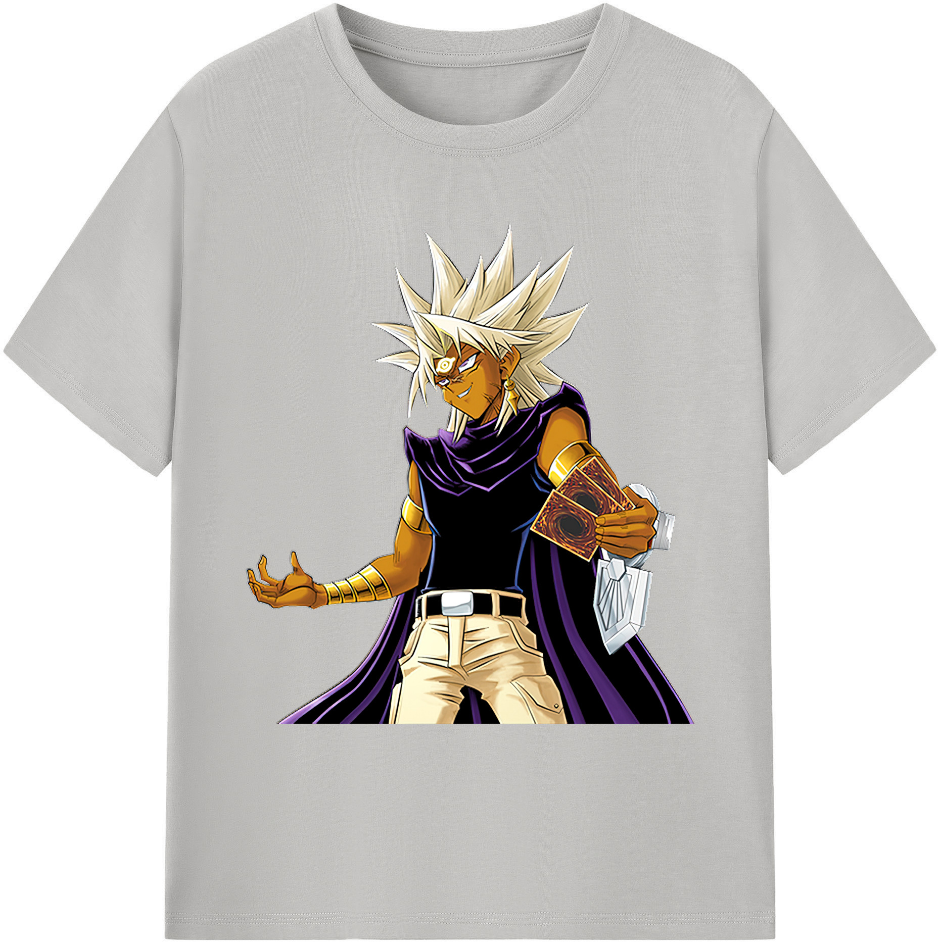 （画像用） 遊☆戯☆王 Yu-Gi-Oh! 綿100％ メンズ半袖Tシャツ｜肌触りやわらか＆通気性