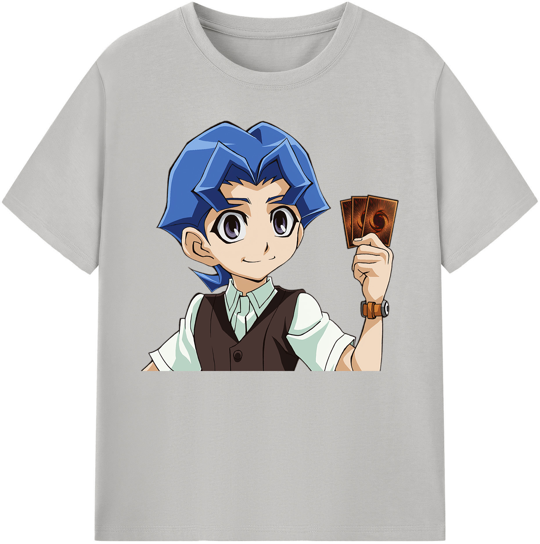 （画像用） 遊☆戯☆王 Yu-Gi-Oh! 綿100％ メンズ半袖Tシャツ｜肌触りやわらか＆通気性