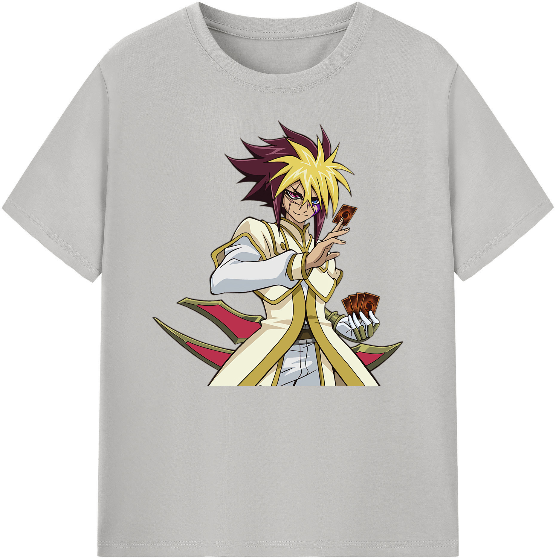 （画像用） 遊☆戯☆王 Yu-Gi-Oh! 綿100％ メンズ半袖Tシャツ｜肌触りやわらか＆通気性