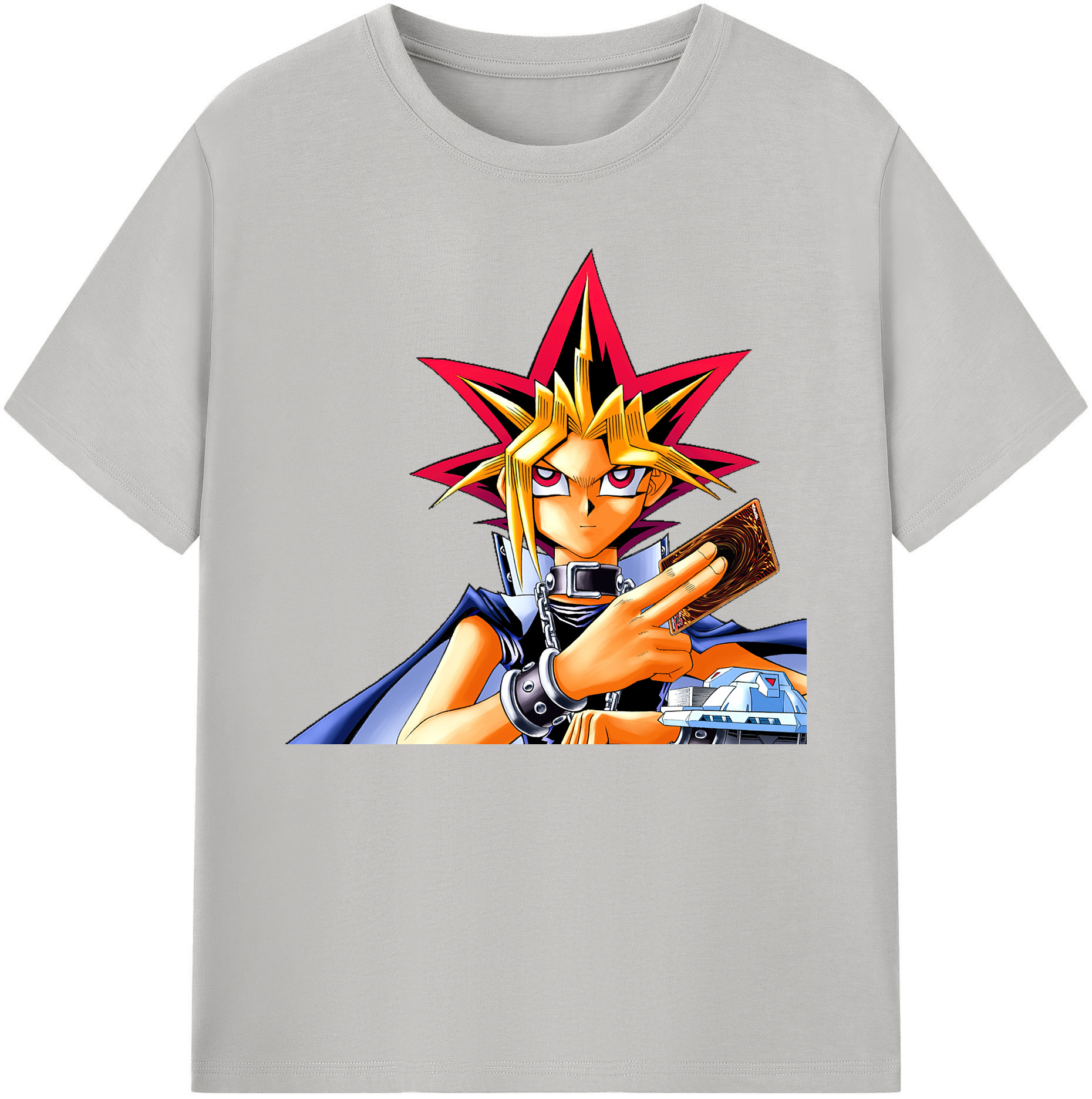 （画像用） 遊☆戯☆王 Yu-Gi-Oh! 綿100％ メンズ半袖Tシャツ｜肌触りやわらか＆通気性