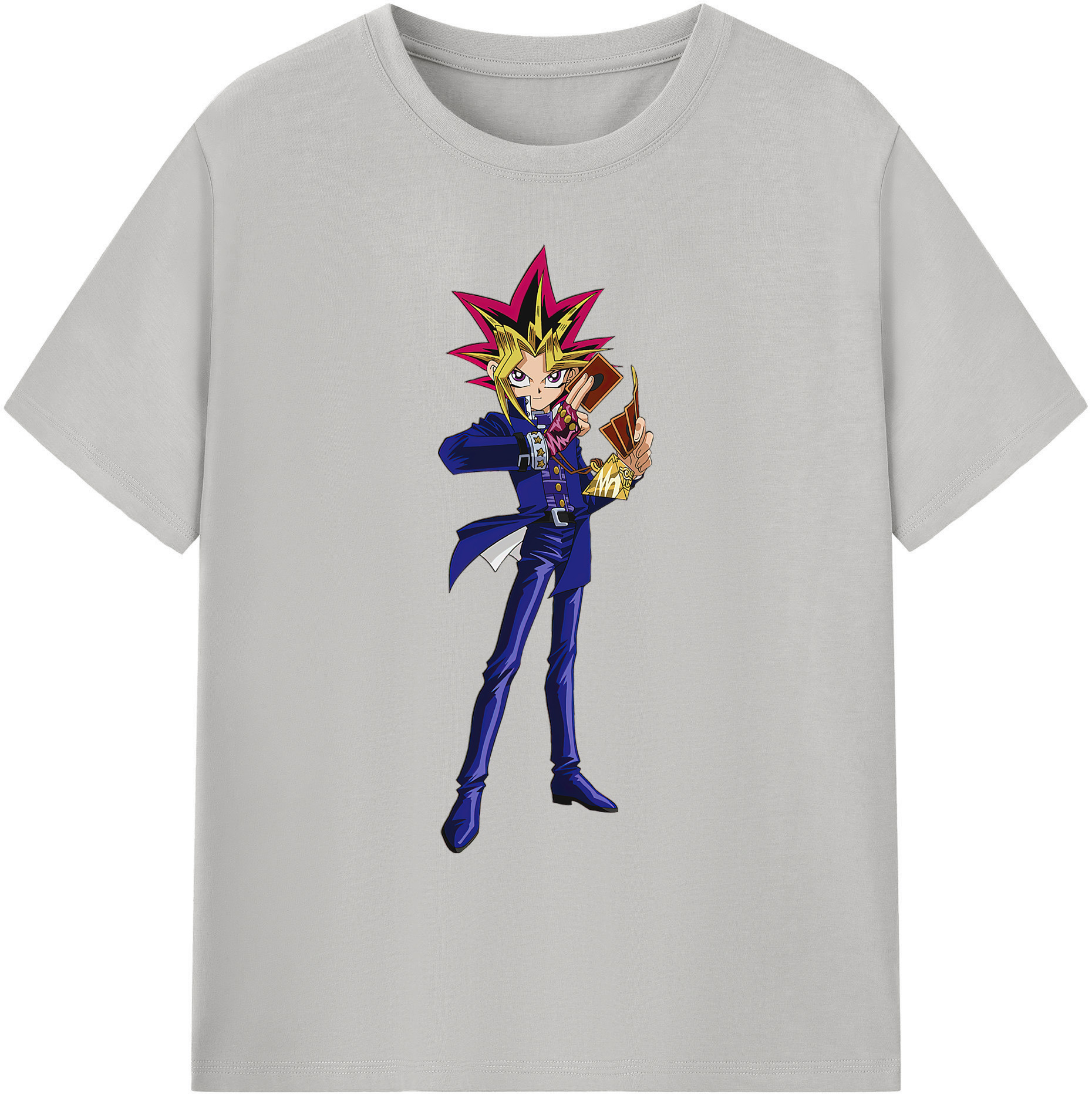 （画像用） 遊☆戯☆王 Yu-Gi-Oh! 綿100％ メンズ半袖Tシャツ｜肌触りやわらか＆通気性