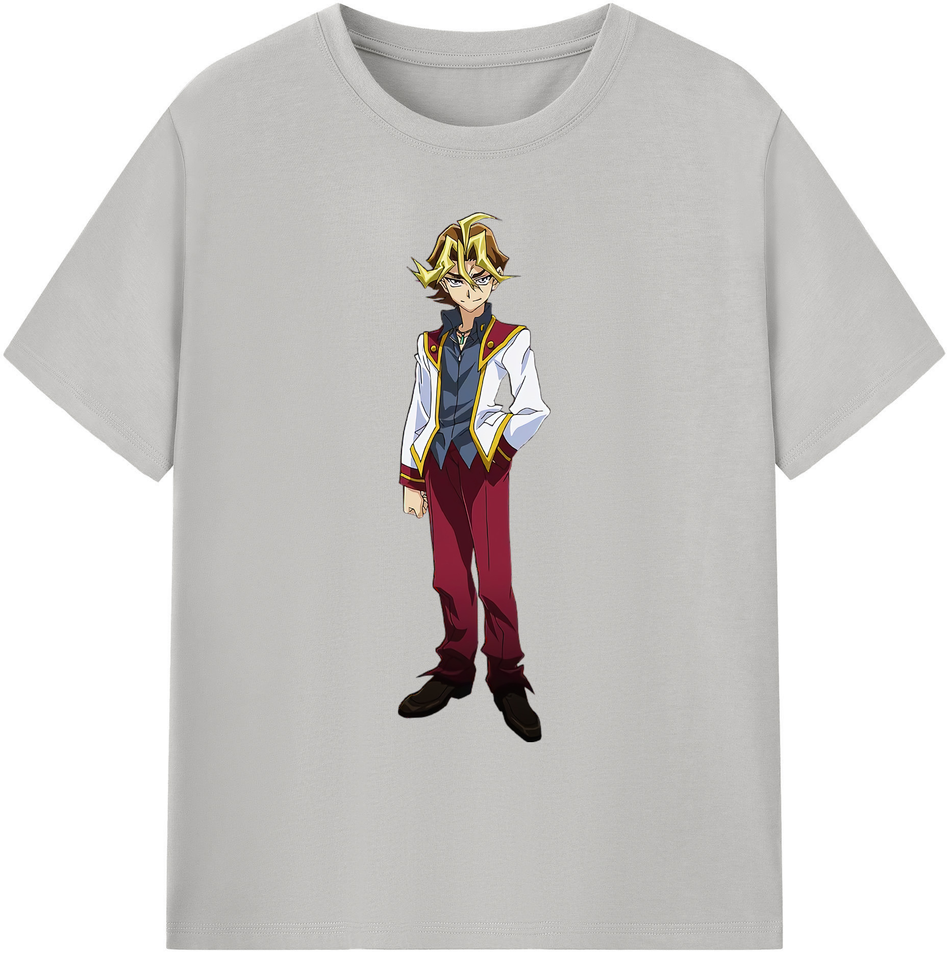 （画像用） 遊☆戯☆王 Yu-Gi-Oh! 綿100％ メンズ半袖Tシャツ｜肌触りやわらか＆通気性