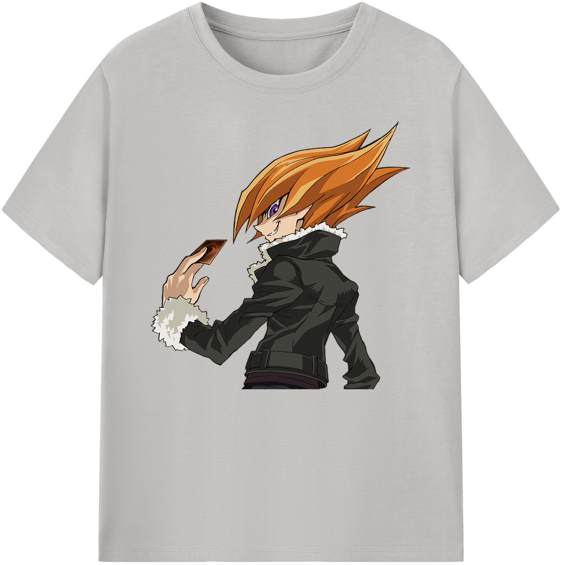 （画像用） 遊☆戯☆王 Yu-Gi-Oh! 綿100％ メンズ半袖Tシャツ｜肌触りやわらか＆通気性