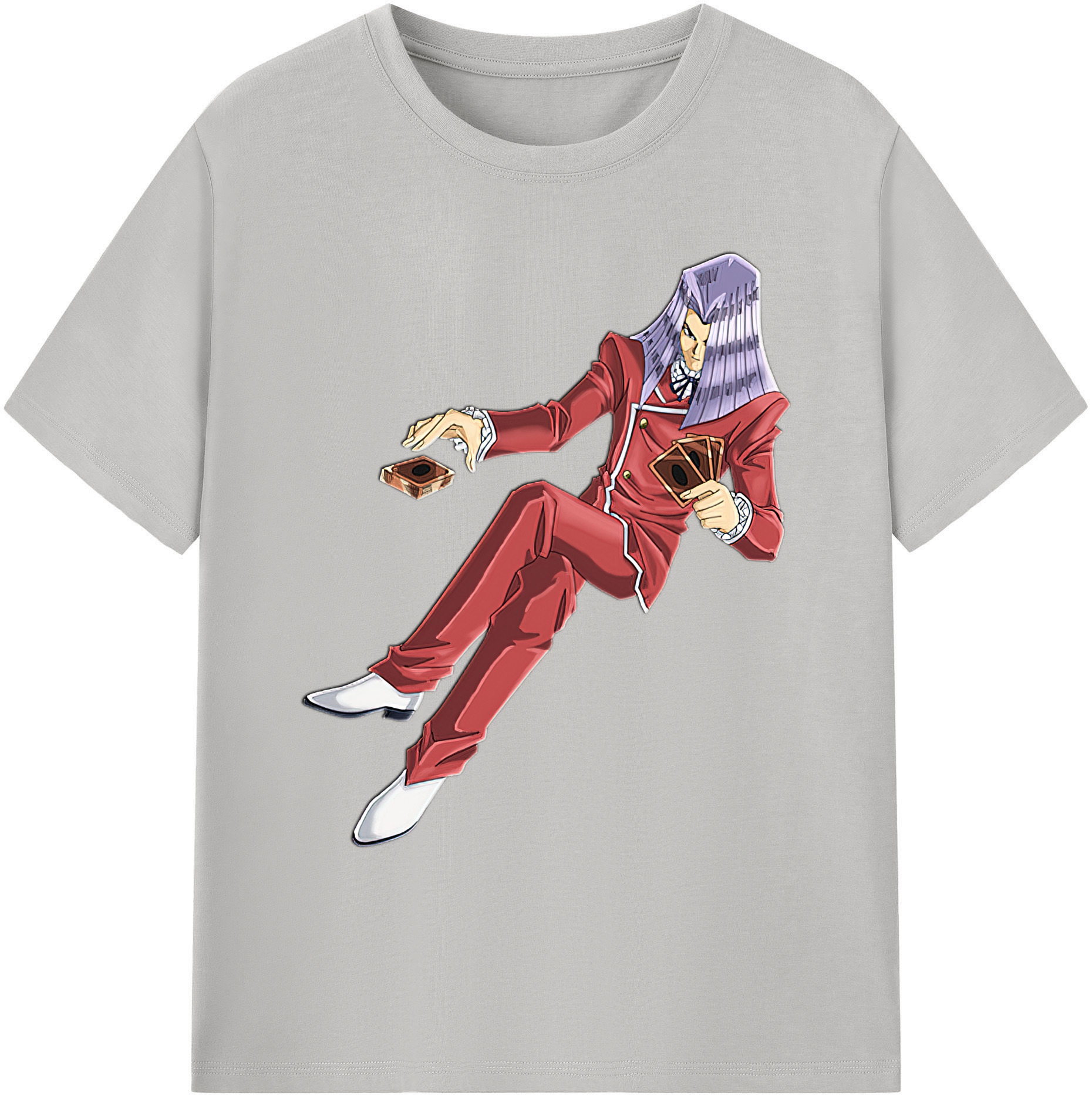 （画像用） 遊☆戯☆王 Yu-Gi-Oh! 綿100％ メンズ半袖Tシャツ｜肌触りやわらか＆通気性