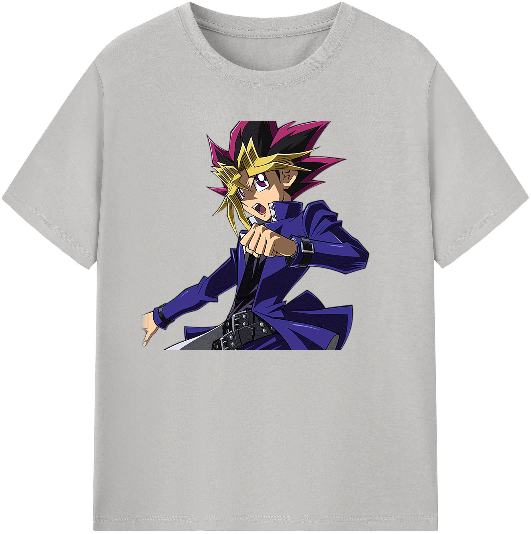 （画像用） 遊☆戯☆王 Yu-Gi-Oh! 綿100％ メンズ半袖Tシャツ｜肌触りやわらか＆通気性