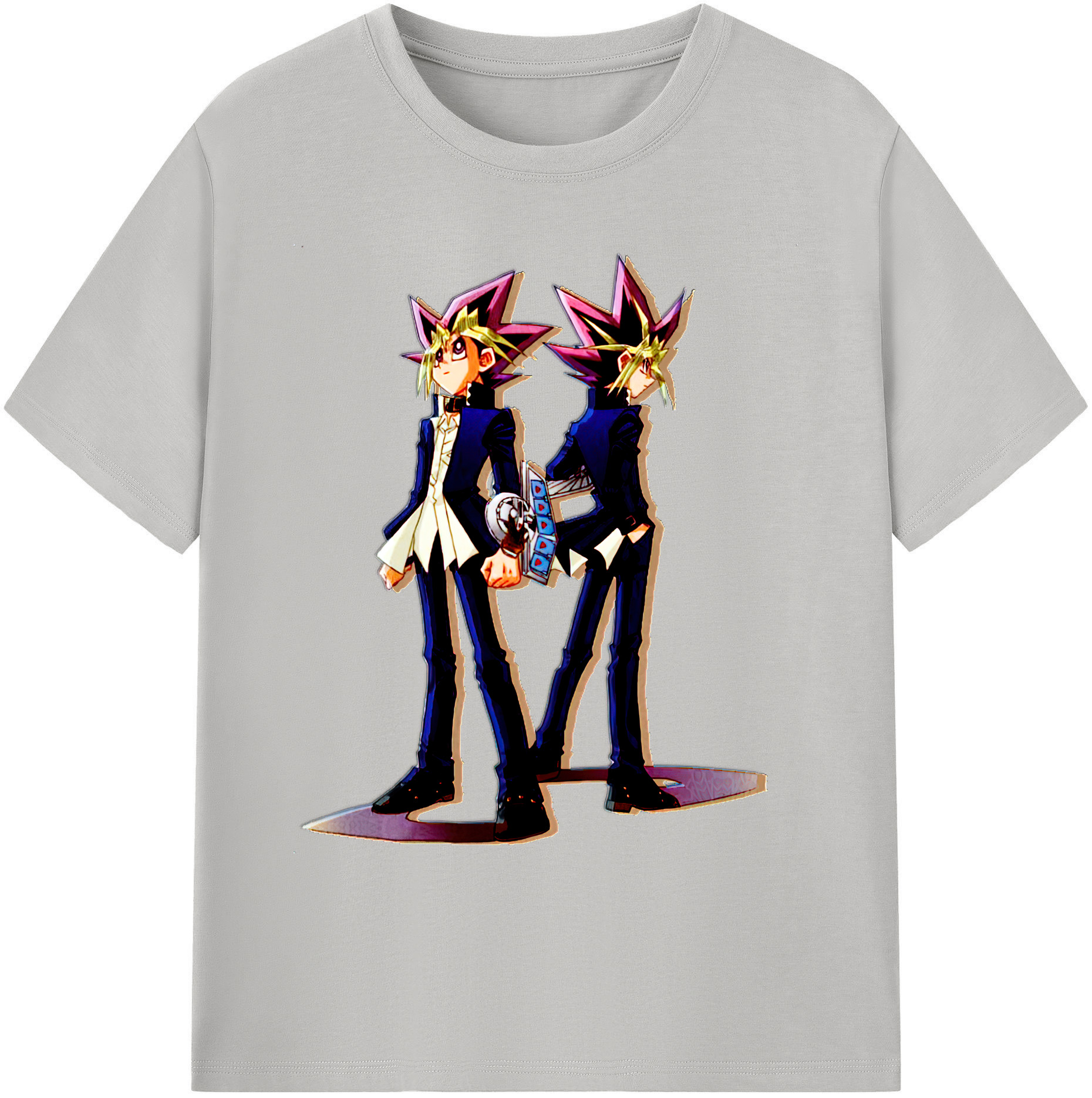 （画像用） 遊☆戯☆王 Yu-Gi-Oh! 綿100％ メンズ半袖Tシャツ｜肌触りやわらか＆通気性