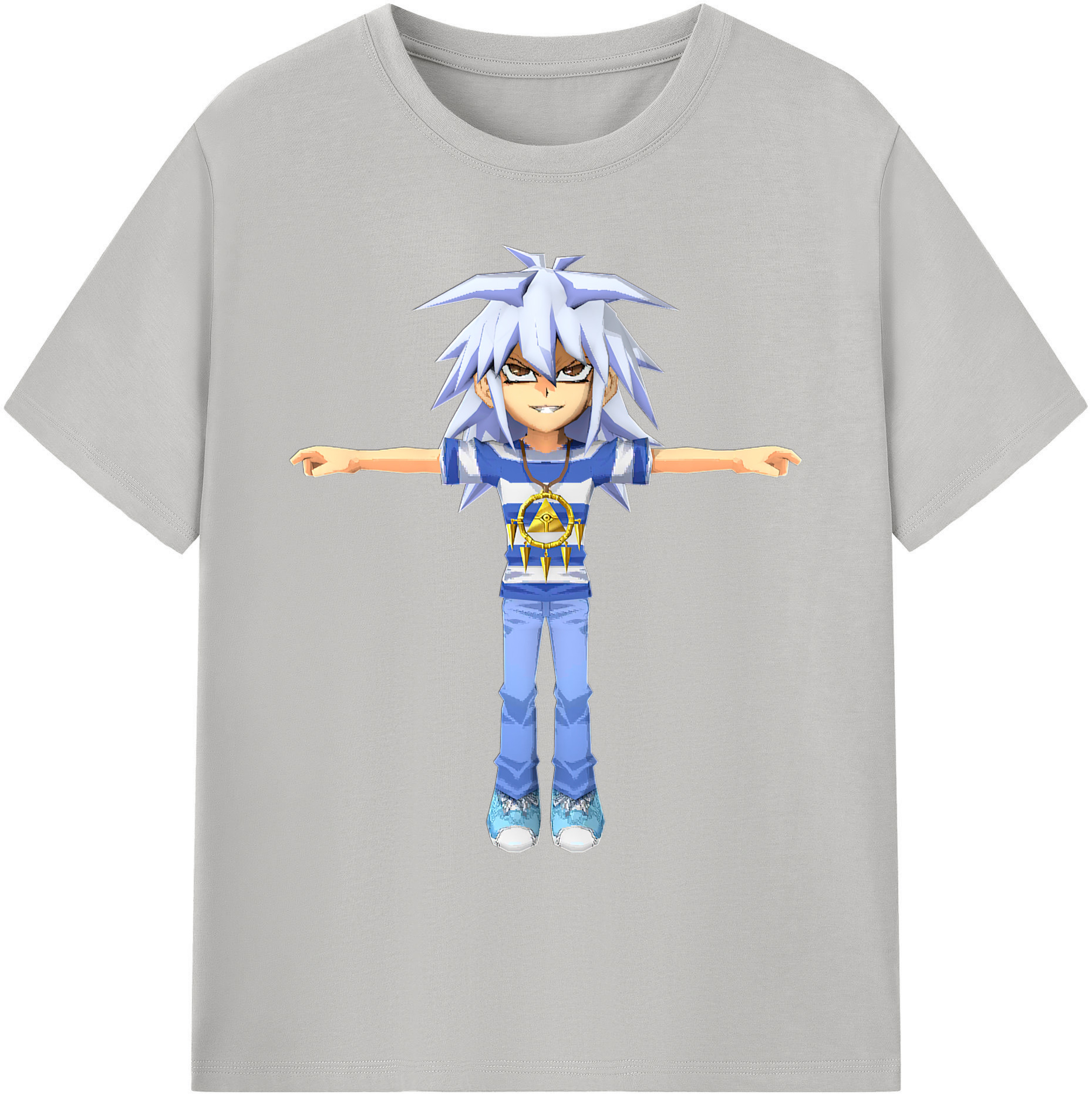 （画像用） 遊☆戯☆王 Yu-Gi-Oh! 綿100％ メンズ半袖Tシャツ｜肌触りやわらか＆通気性