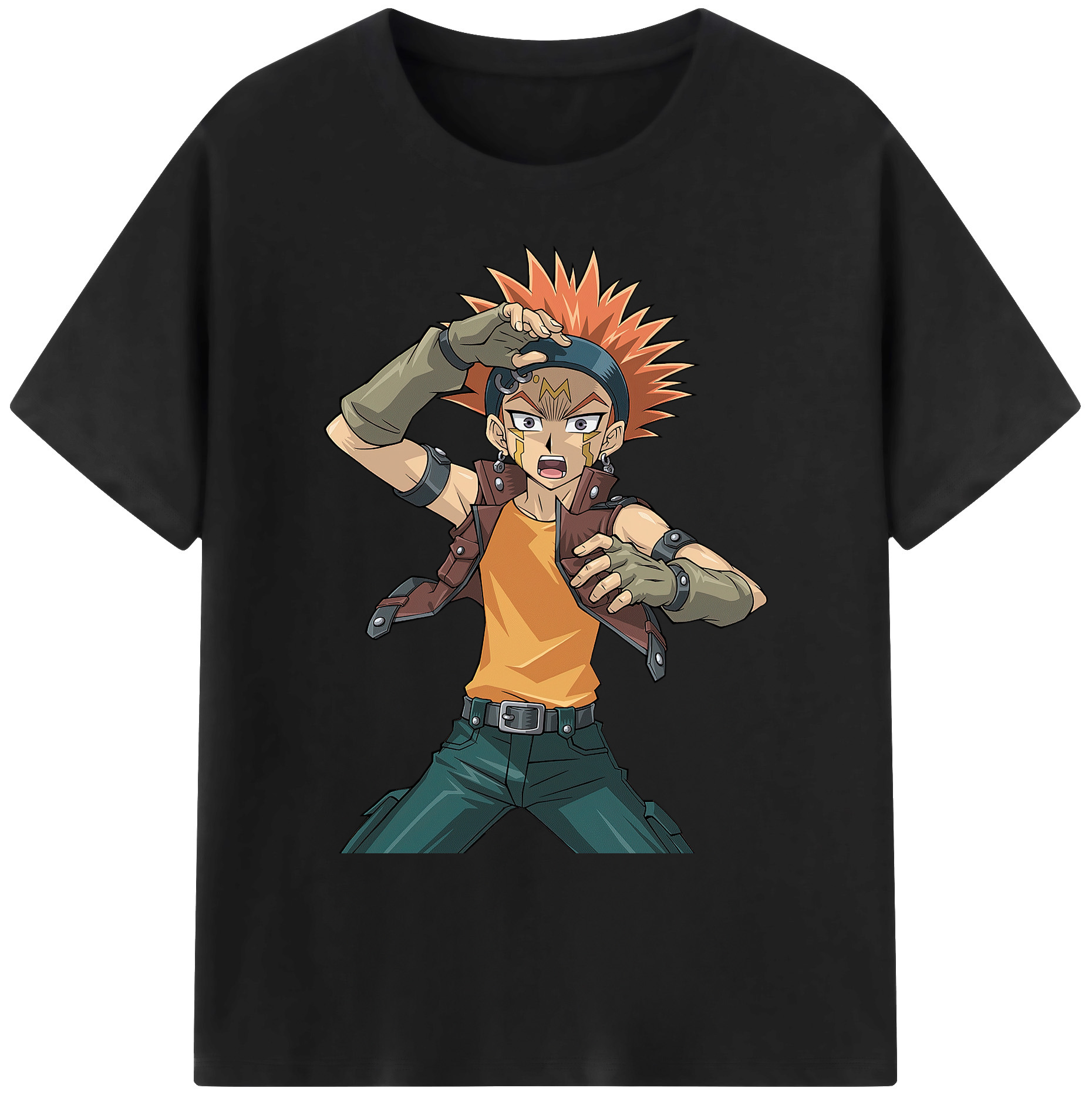 （画像用） 遊☆戯☆王 Yu-Gi-Oh! 綿100％ メンズ半袖Tシャツ｜肌触りやわらか＆通気性
