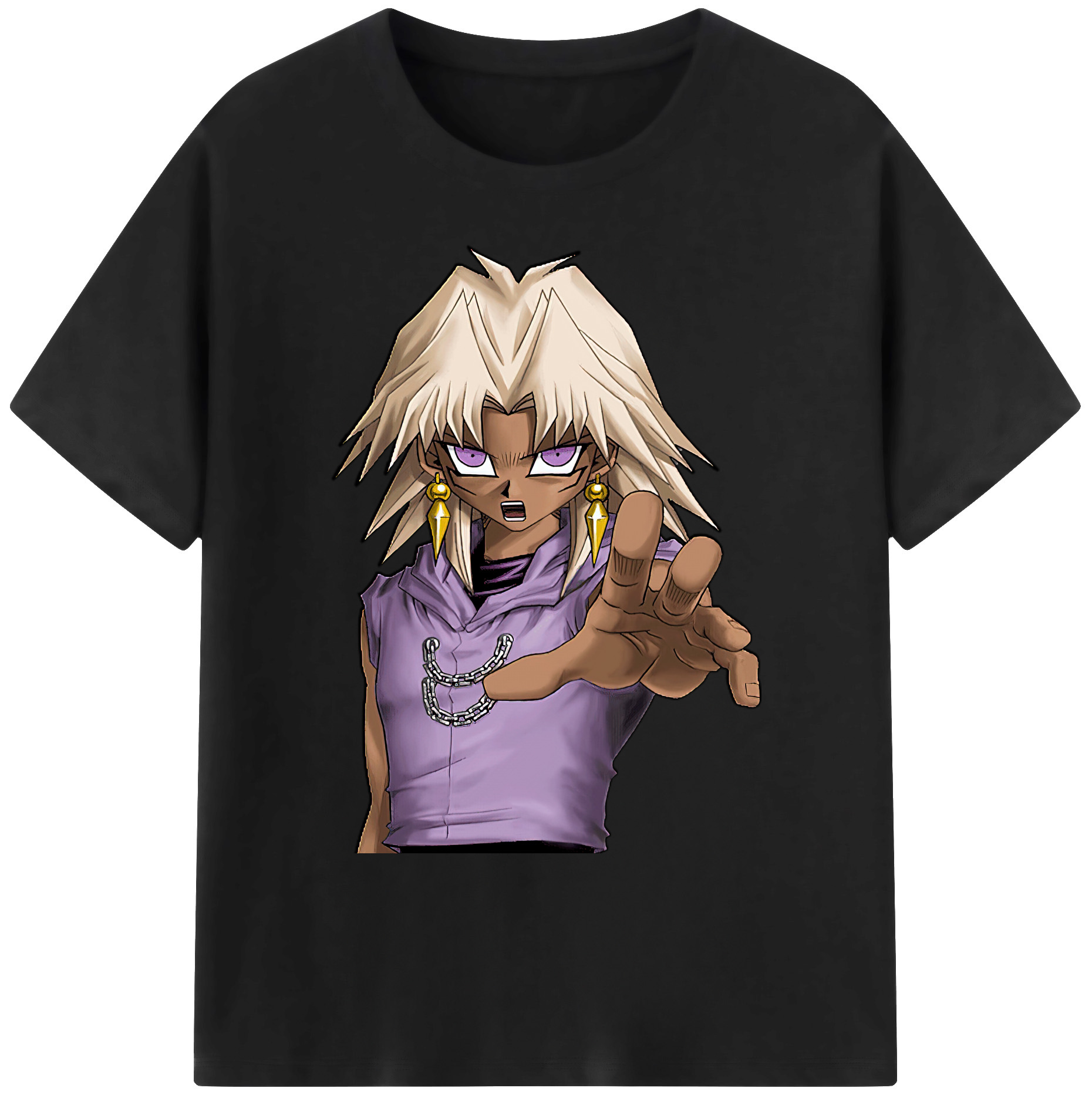 （画像用） 遊☆戯☆王 Yu-Gi-Oh! 綿100％ メンズ半袖Tシャツ｜肌触りやわらか＆通気性