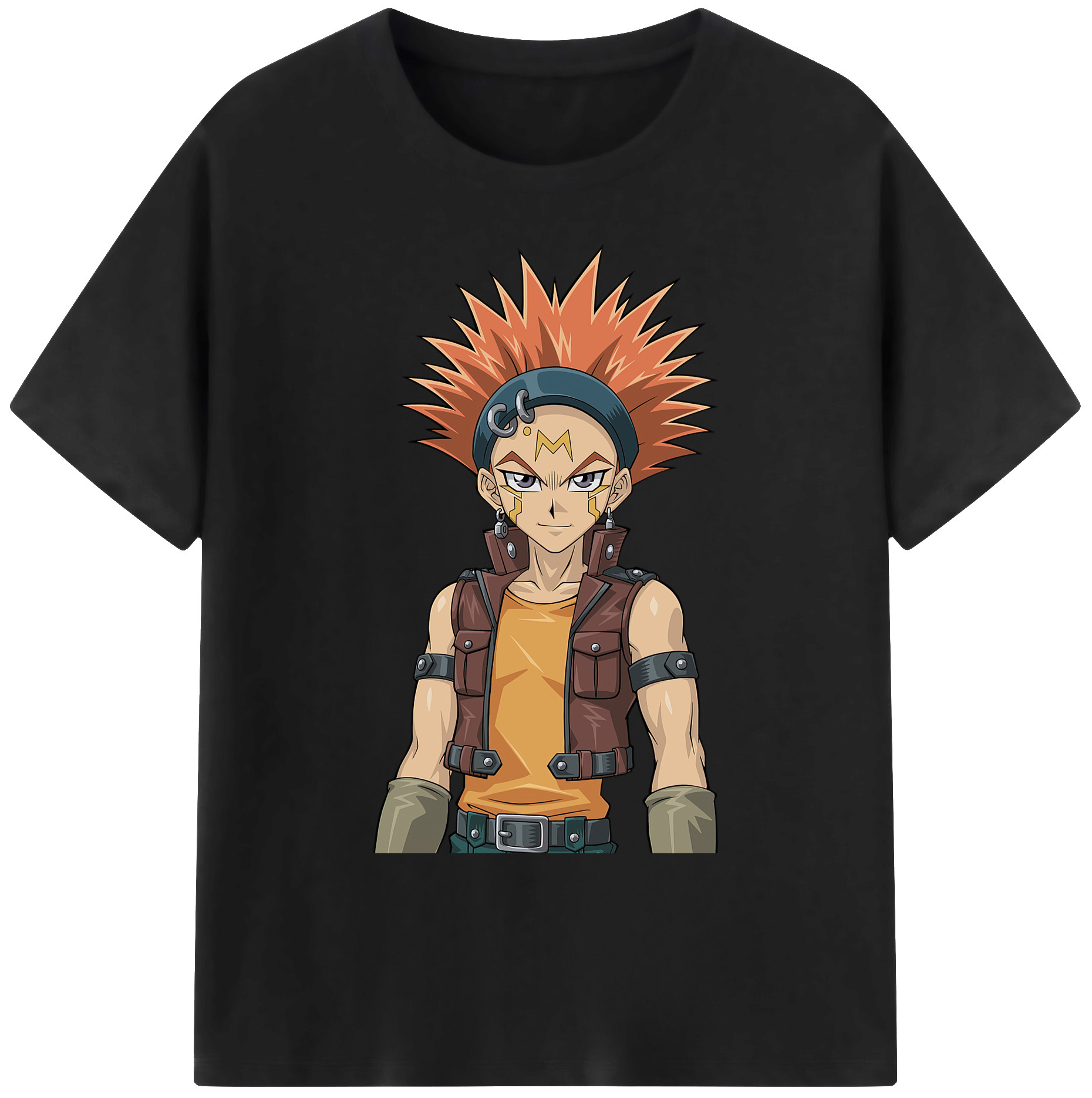 （画像用） 遊☆戯☆王 Yu-Gi-Oh! 綿100％ メンズ半袖Tシャツ｜肌触りやわらか＆通気性