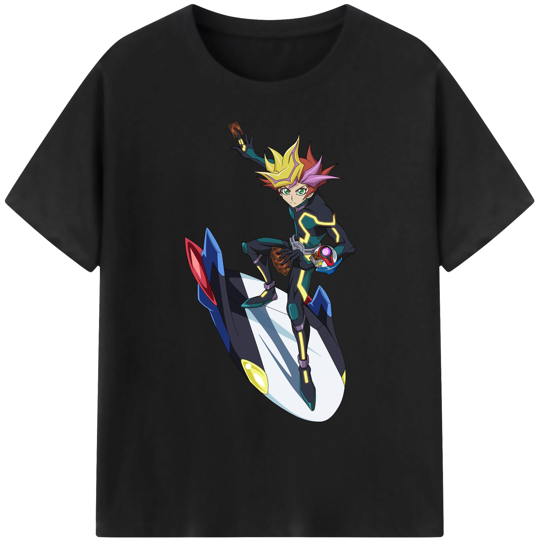 （画像用） 遊☆戯☆王 Yu-Gi-Oh! 綿100％ メンズ半袖Tシャツ｜肌触りやわらか＆通気性