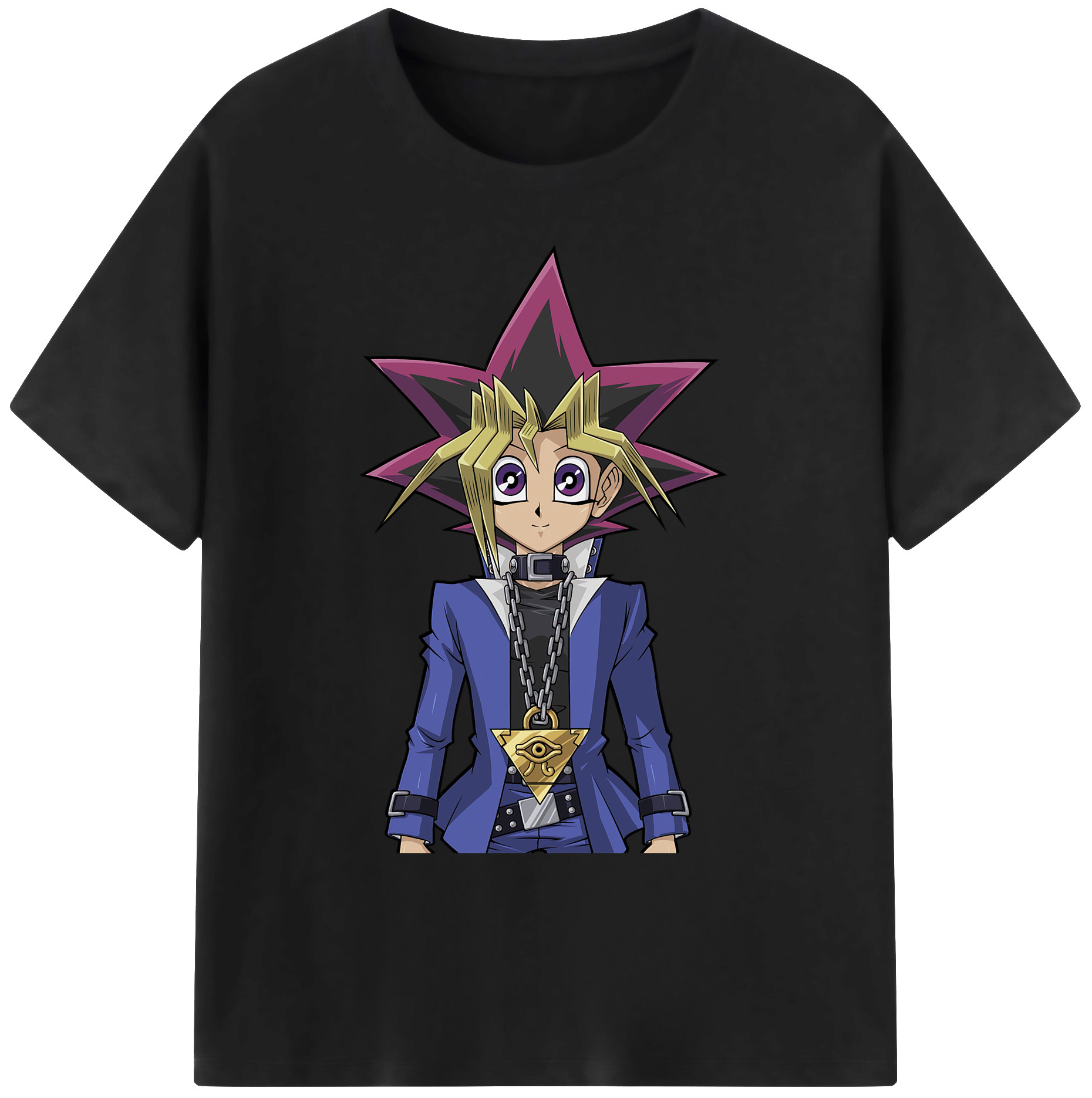 （画像用） 遊☆戯☆王 Yu-Gi-Oh! 綿100％ メンズ半袖Tシャツ｜肌触りやわらか＆通気性