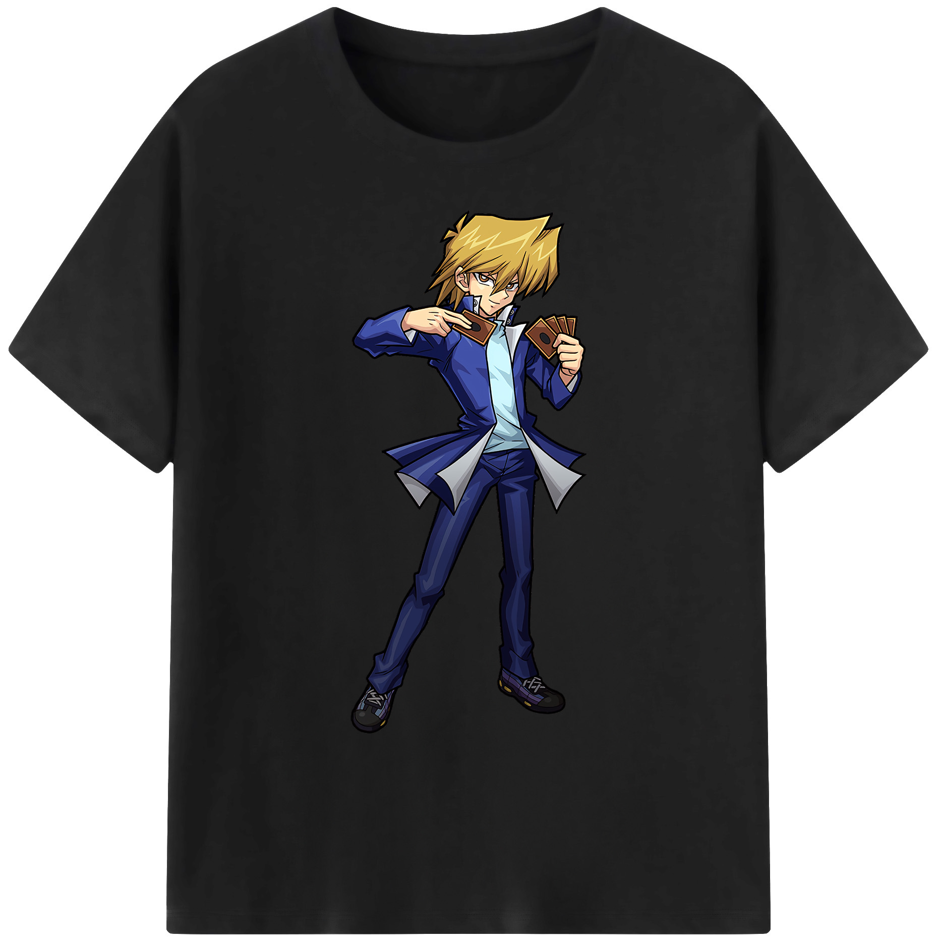 （画像用） 遊☆戯☆王 Yu-Gi-Oh! 綿100％ メンズ半袖Tシャツ｜肌触りやわらか＆通気性