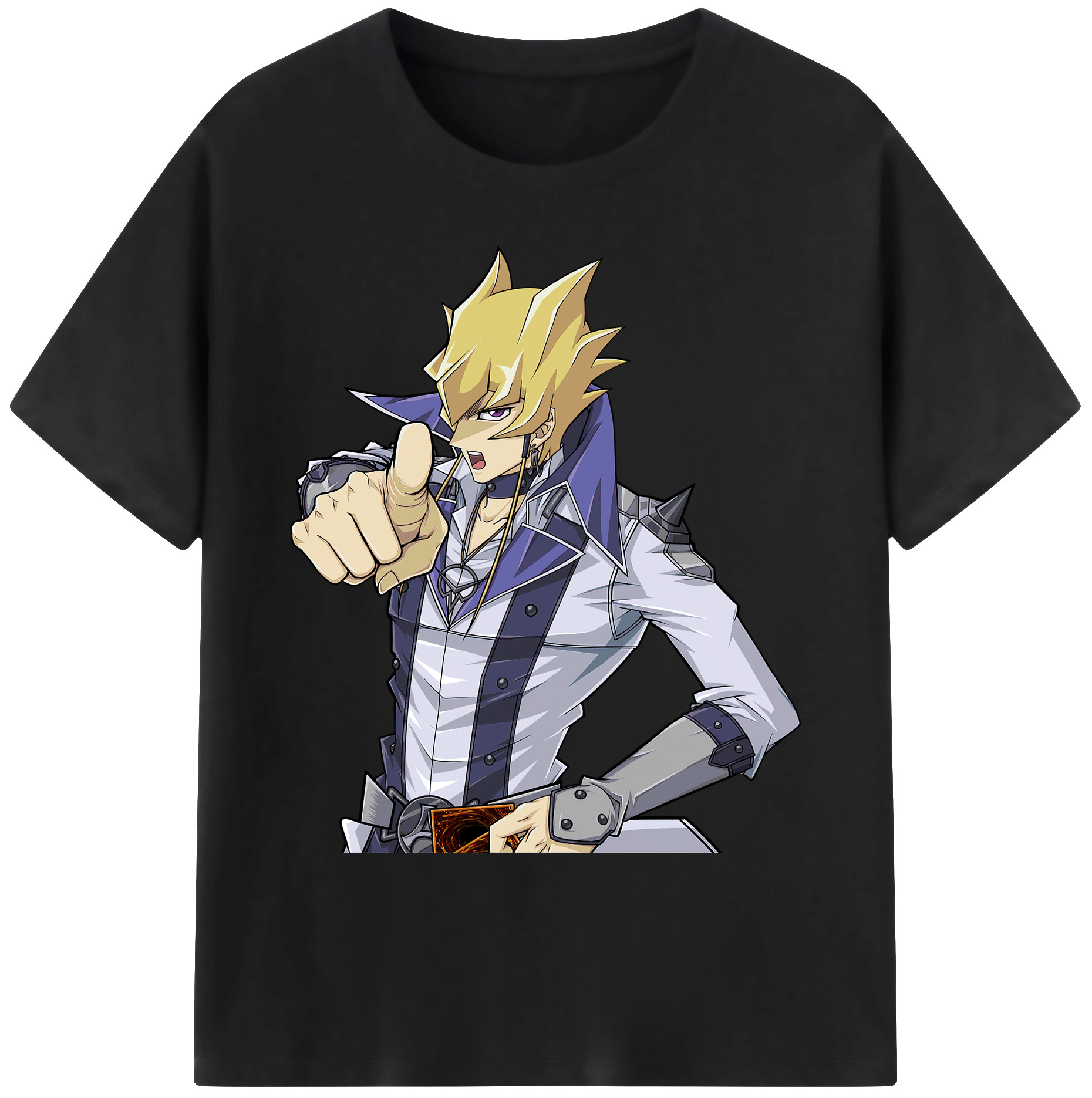 （画像用） 遊☆戯☆王 Yu-Gi-Oh! 綿100％ メンズ半袖Tシャツ｜肌触りやわらか＆通気性