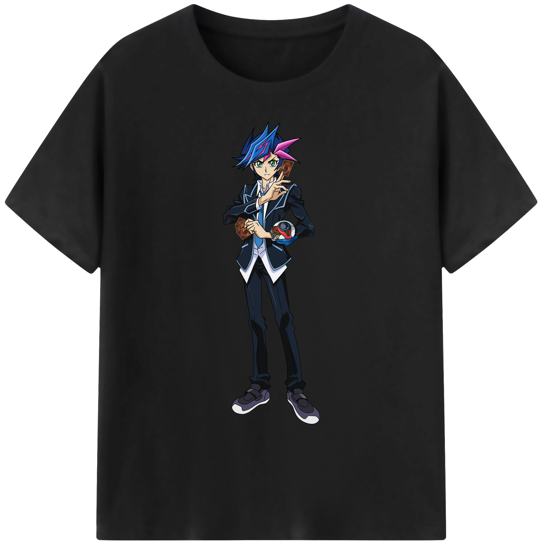 （画像用） 遊☆戯☆王 Yu-Gi-Oh! 綿100％ メンズ半袖Tシャツ｜肌触りやわらか＆通気性
