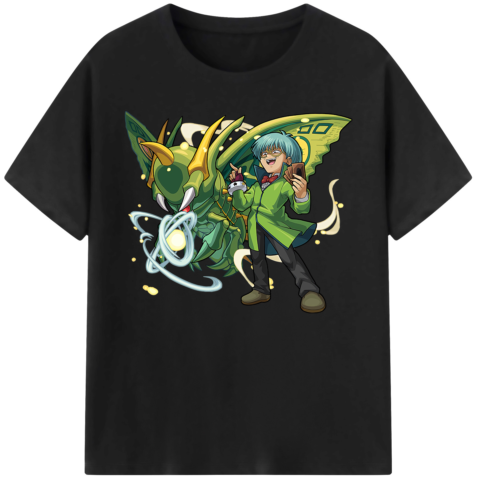 （画像用） 遊☆戯☆王 Yu-Gi-Oh! 綿100％ メンズ半袖Tシャツ｜肌触りやわらか＆通気性