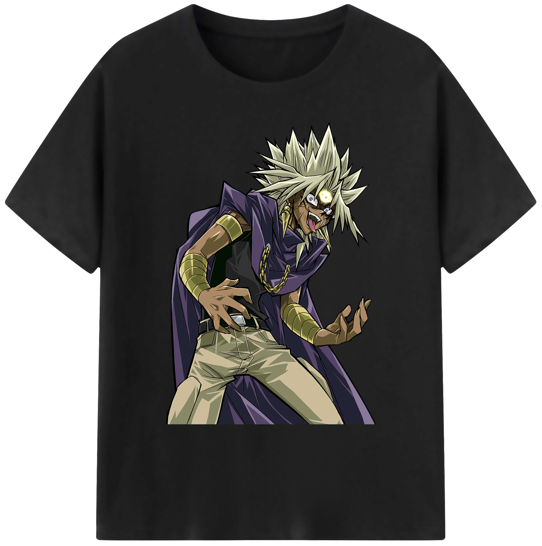 （画像用） 遊☆戯☆王 Yu-Gi-Oh! 綿100％ メンズ半袖Tシャツ｜肌触りやわらか＆通気性