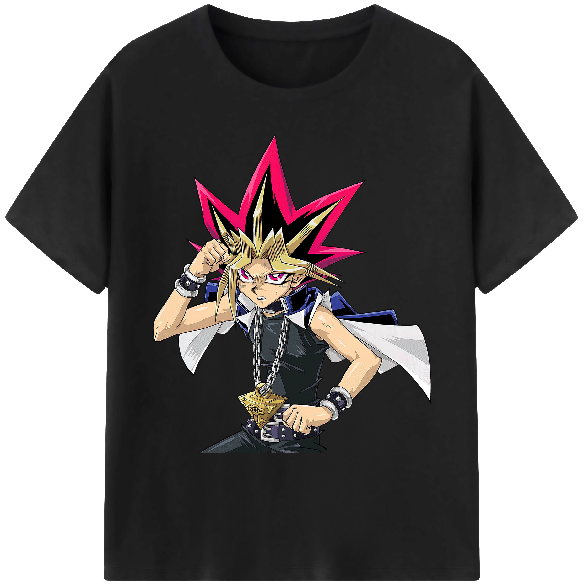 （画像用） 遊☆戯☆王 Yu-Gi-Oh! 綿100％ メンズ半袖Tシャツ｜肌触りやわらか＆通気性