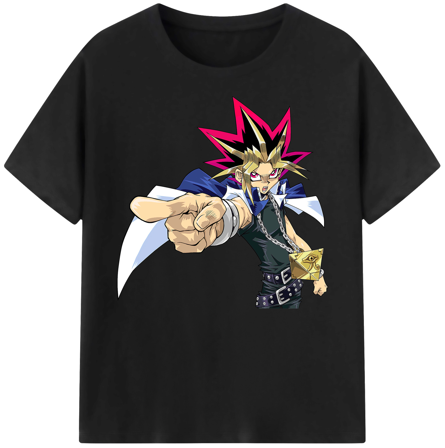 （画像用） 遊☆戯☆王 Yu-Gi-Oh! 綿100％ メンズ半袖Tシャツ｜肌触りやわらか＆通気性