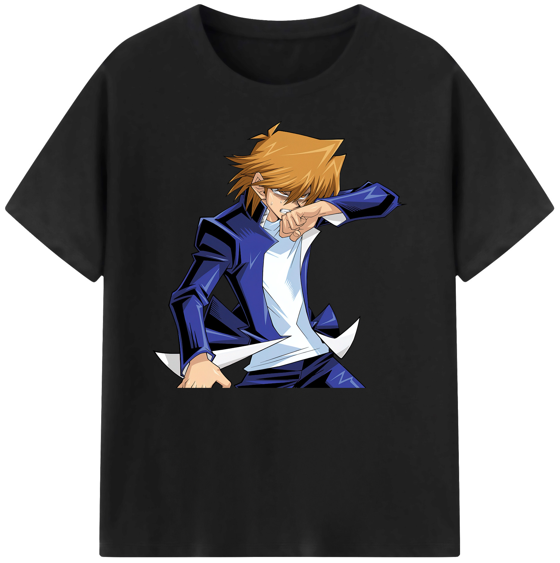 （画像用） 遊☆戯☆王 Yu-Gi-Oh! 綿100％ メンズ半袖Tシャツ｜肌触りやわらか＆通気性