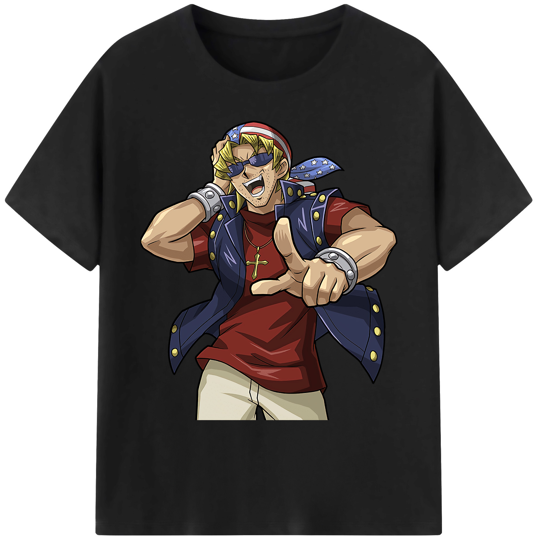 （画像用） 遊☆戯☆王 Yu-Gi-Oh! 綿100％ メンズ半袖Tシャツ｜肌触りやわらか＆通気性