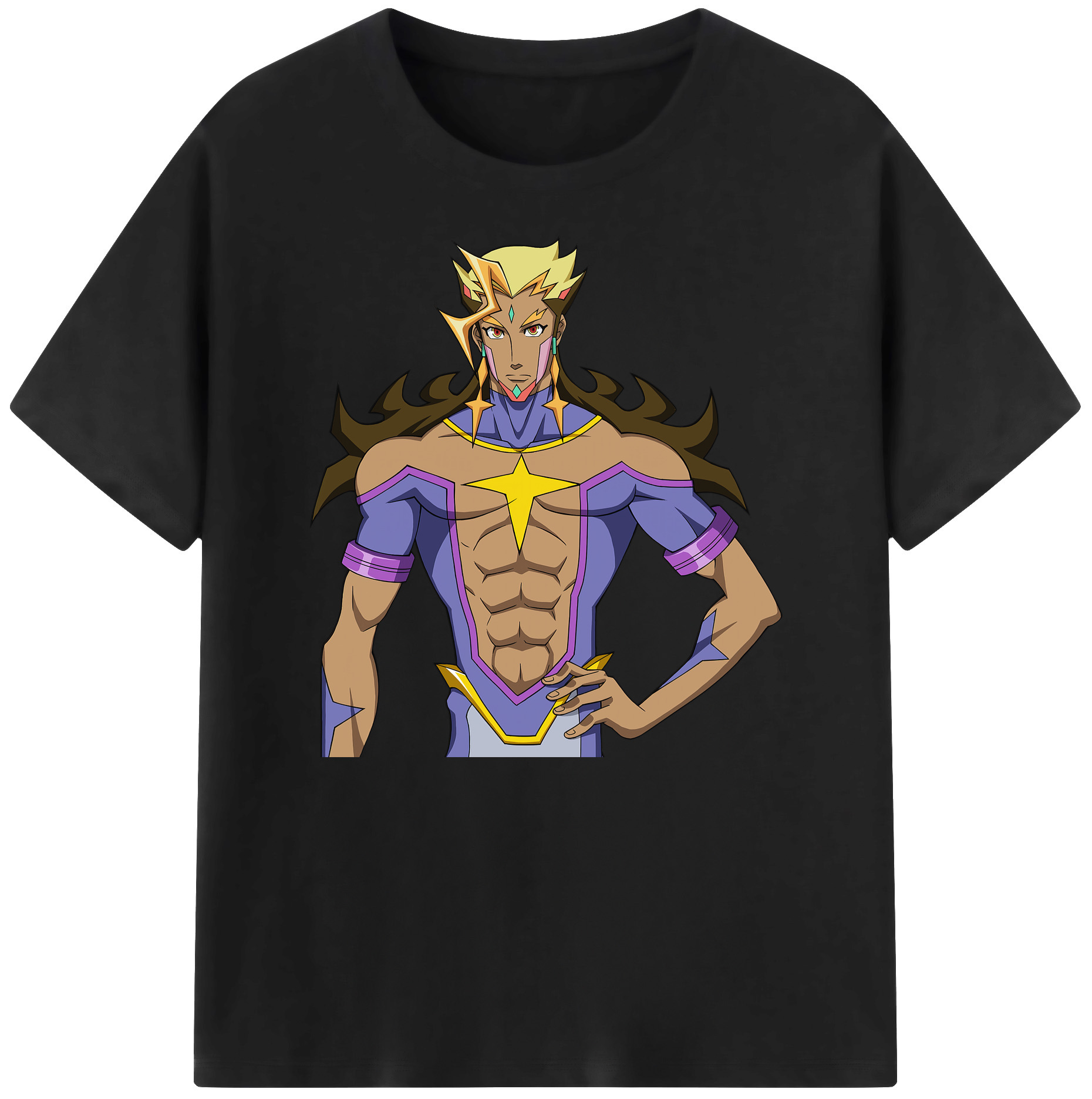 （画像用） 遊☆戯☆王 Yu-Gi-Oh! 綿100％ メンズ半袖Tシャツ｜肌触りやわらか＆通気性