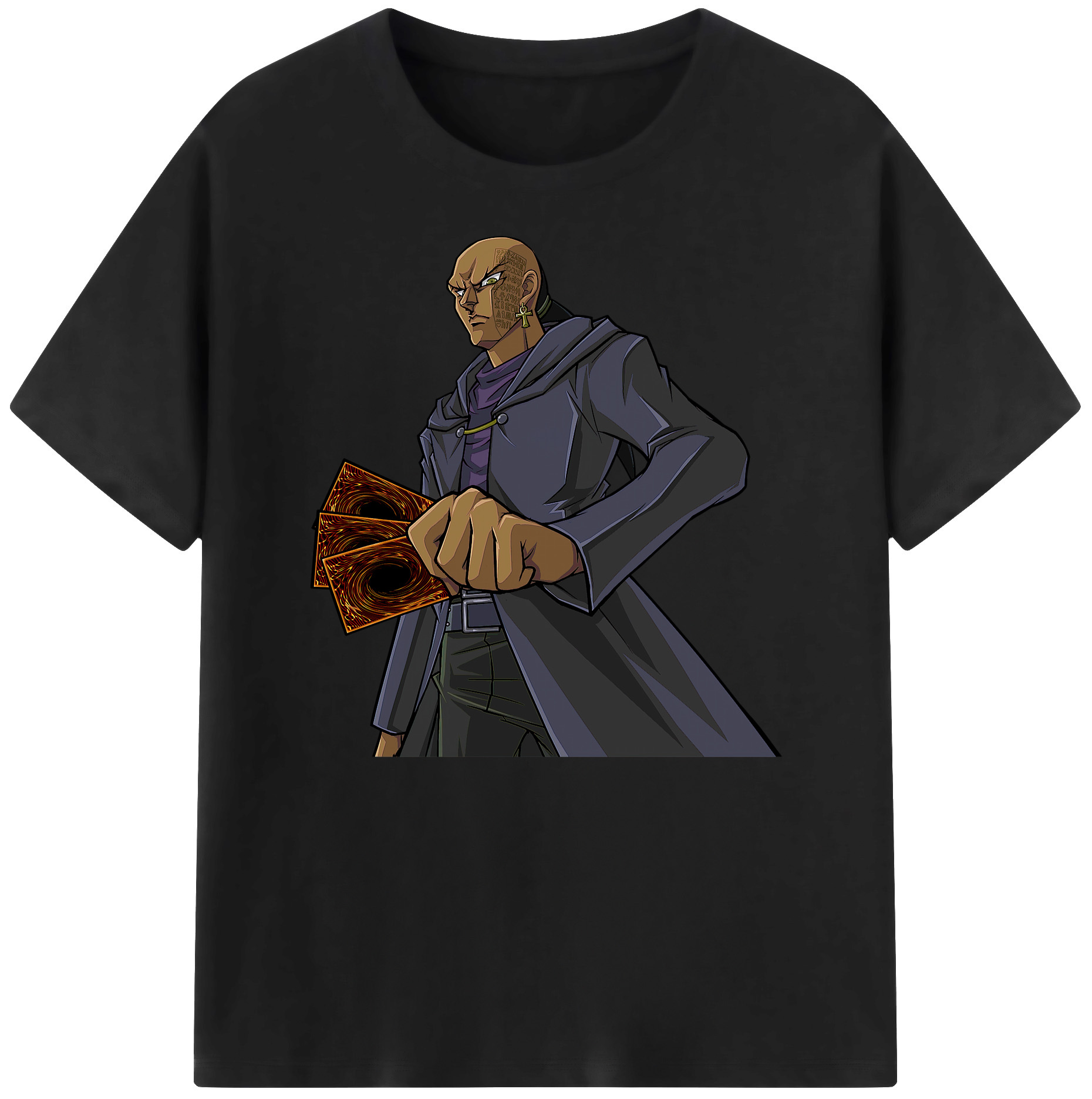 （画像用） 遊☆戯☆王 Yu-Gi-Oh! 綿100％ メンズ半袖Tシャツ｜肌触りやわらか＆通気性