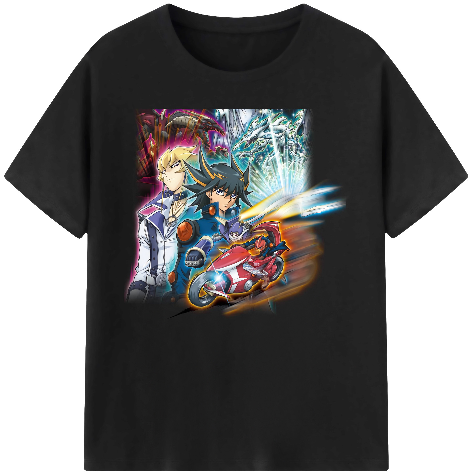 （画像用） 遊☆戯☆王 Yu-Gi-Oh! 綿100％ メンズ半袖Tシャツ｜肌触りやわらか＆通気性