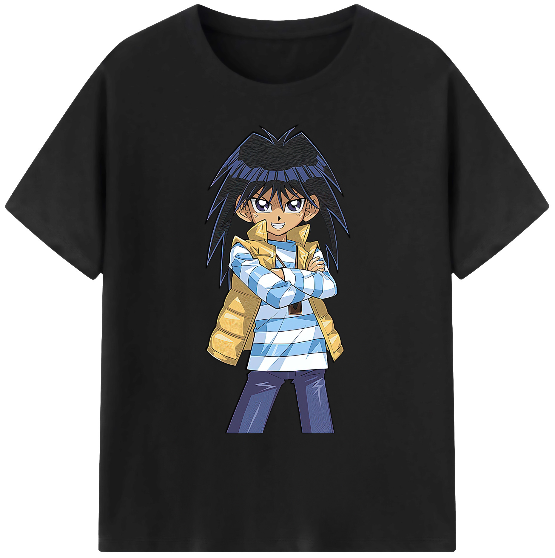 （画像用） 遊☆戯☆王 Yu-Gi-Oh! 綿100％ メンズ半袖Tシャツ｜肌触りやわらか＆通気性