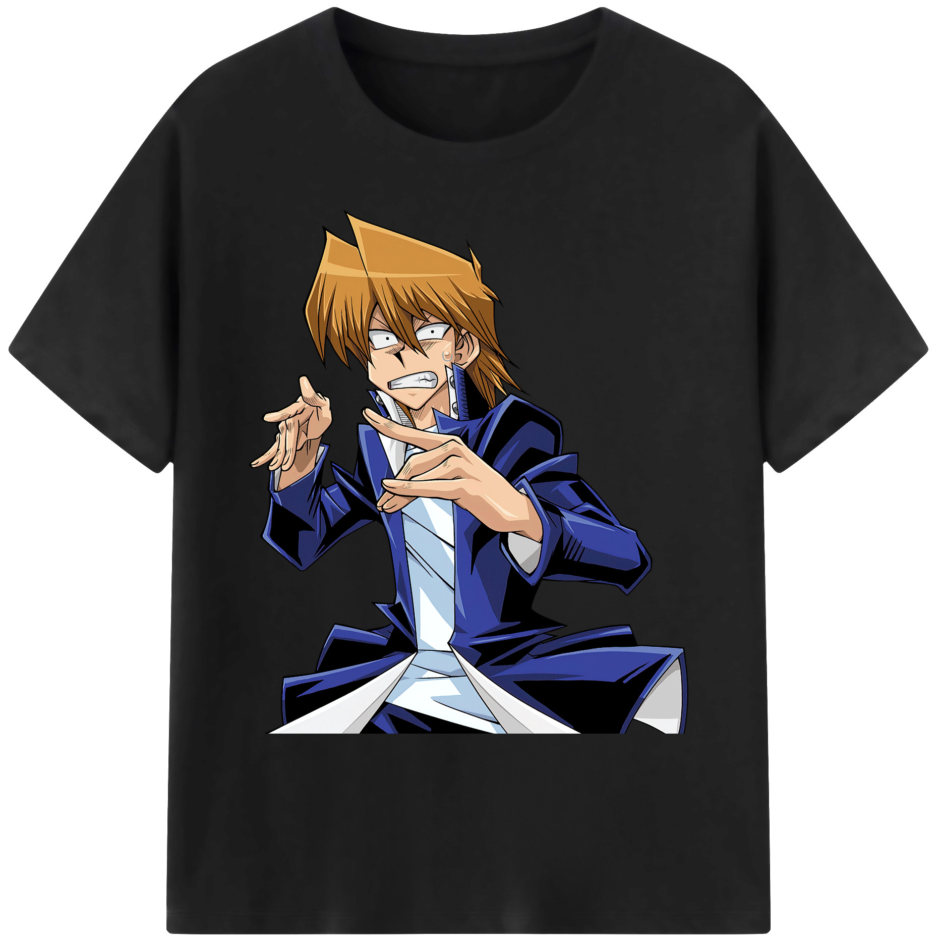 （画像用） 遊☆戯☆王 Yu-Gi-Oh! 綿100％ メンズ半袖Tシャツ｜肌触りやわらか＆通気性