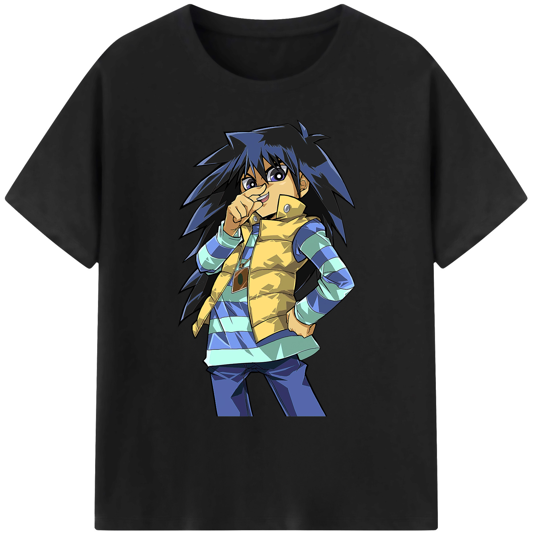（画像用） 遊☆戯☆王 Yu-Gi-Oh! 綿100％ メンズ半袖Tシャツ｜肌触りやわらか＆通気性