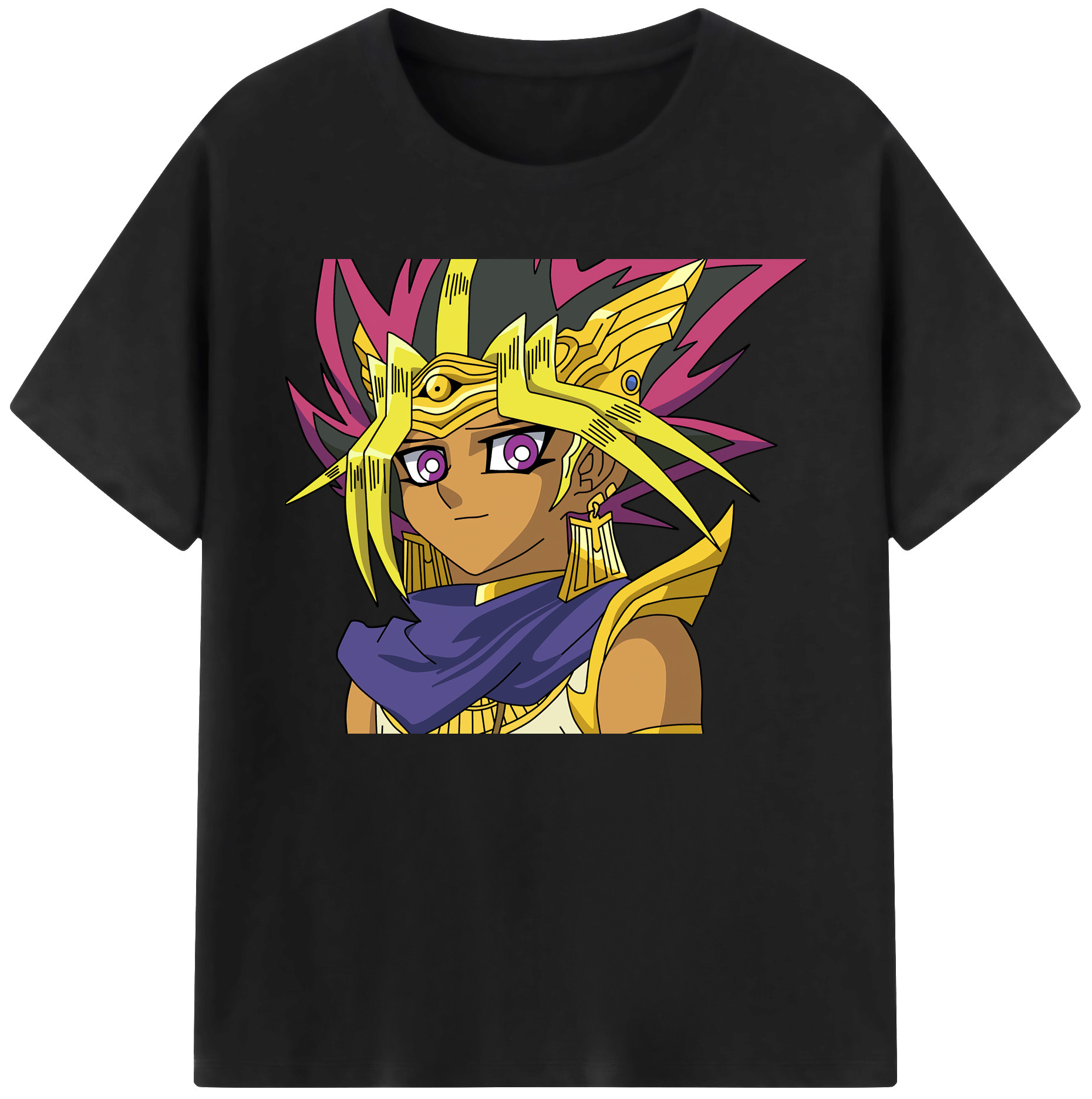 （画像用） 遊☆戯☆王 Yu-Gi-Oh! 綿100％ メンズ半袖Tシャツ｜肌触りやわらか＆通気性