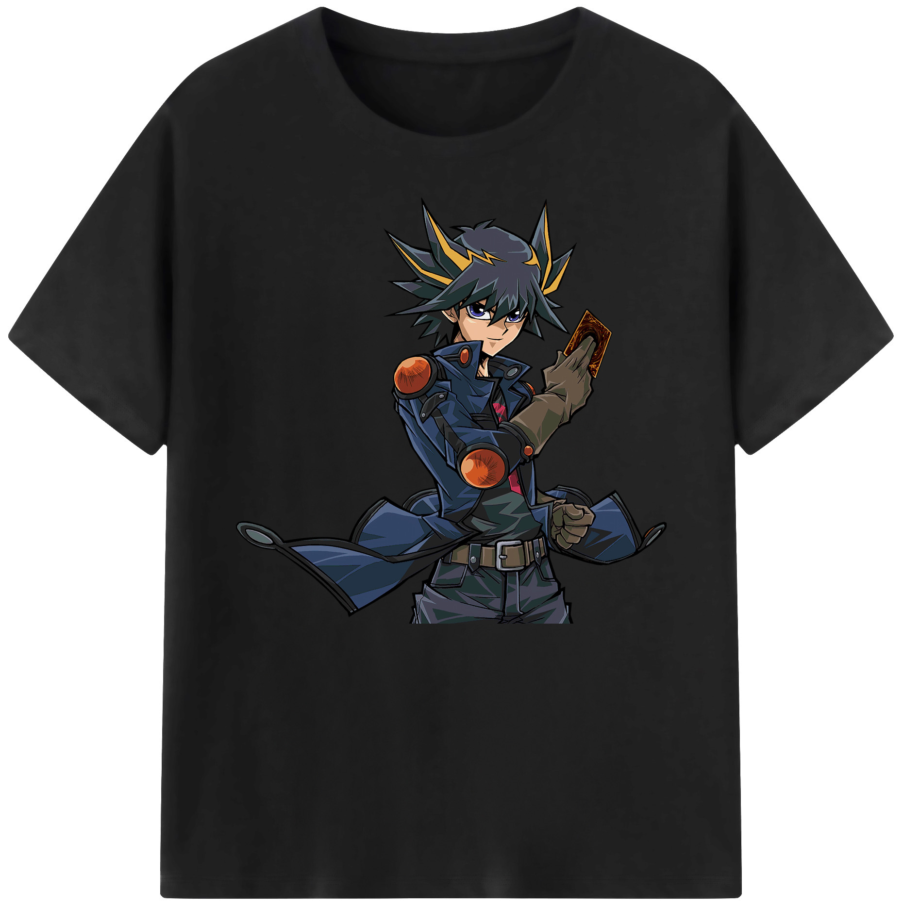 （画像用） 遊☆戯☆王 Yu-Gi-Oh! 綿100％ メンズ半袖Tシャツ｜肌触りやわらか＆通気性
