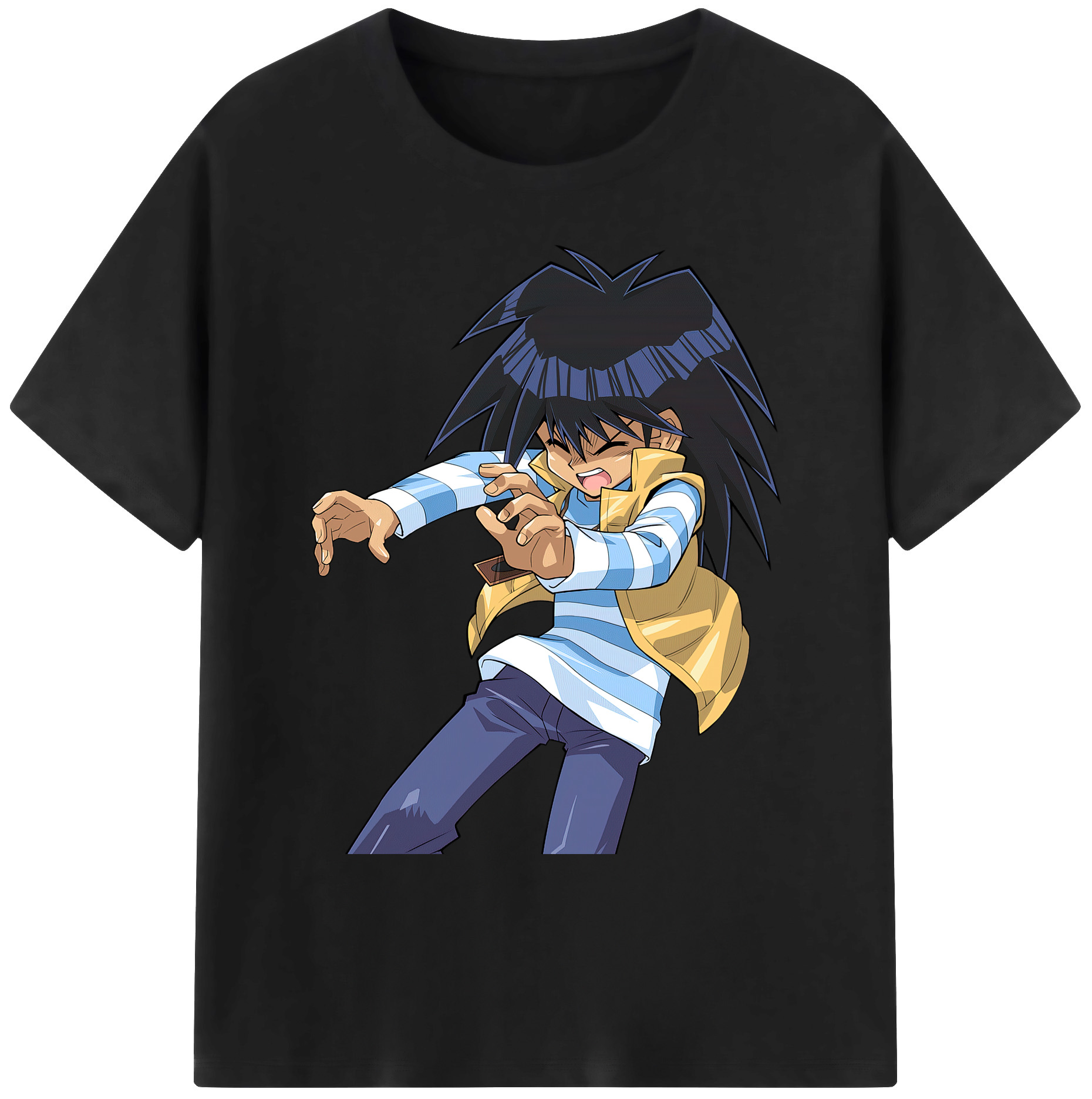 （画像用） 遊☆戯☆王 Yu-Gi-Oh! 綿100％ メンズ半袖Tシャツ｜肌触りやわらか＆通気性